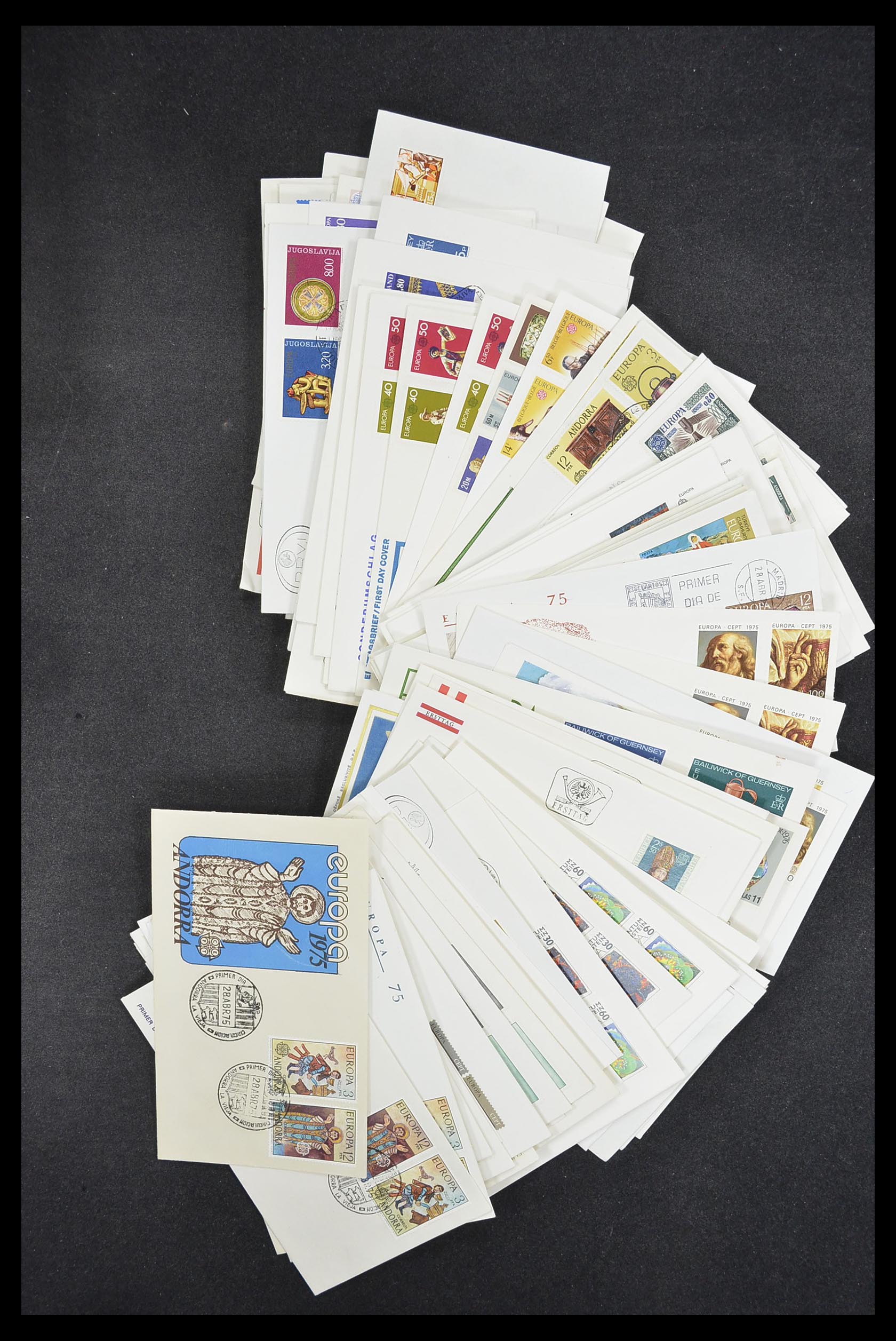33542 092 - Stamp collection 33542 Europa Cept first day covers 1956-1999.