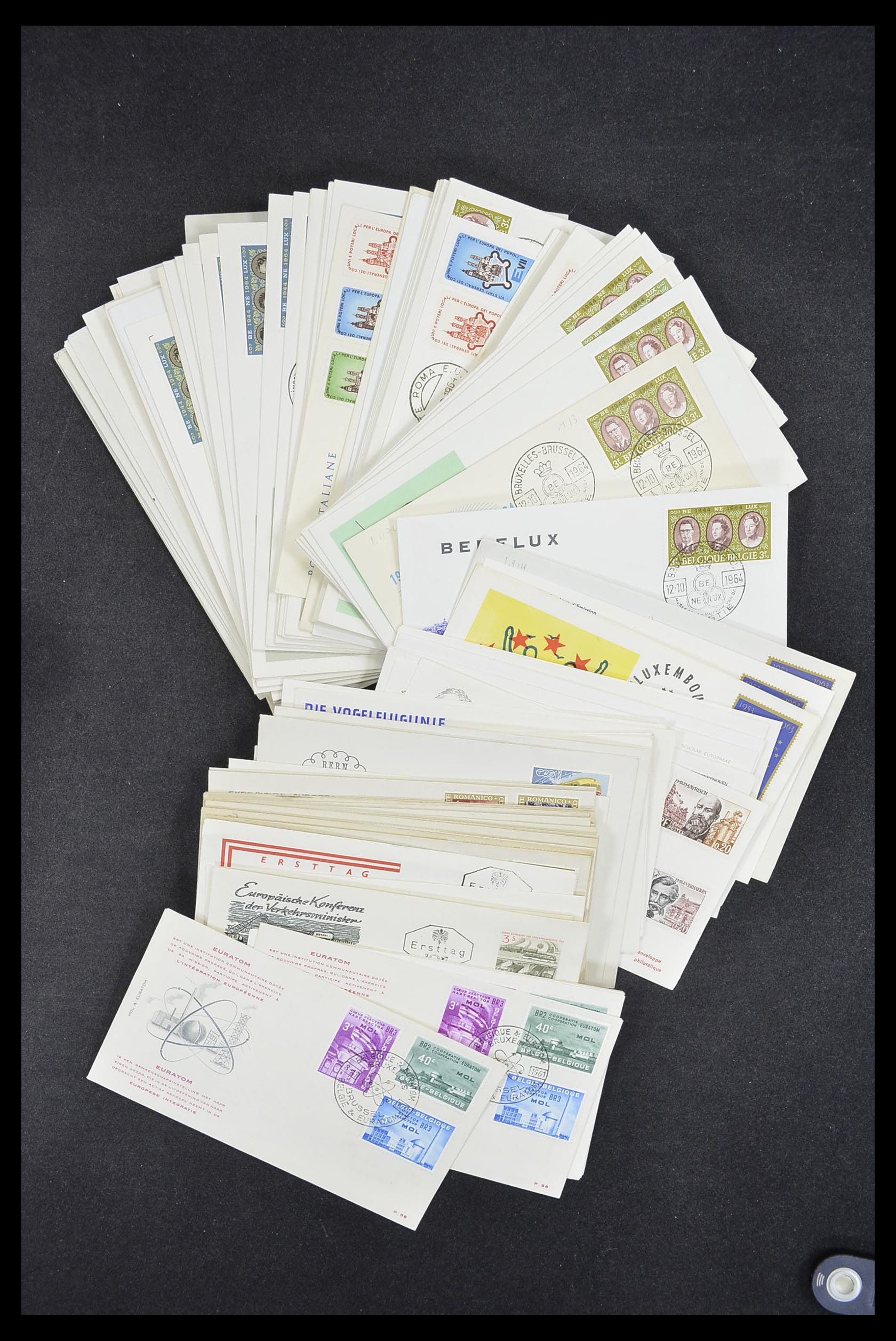 33542 102 - Stamp collection 33542 Europa Cept first day covers 1956-1999.