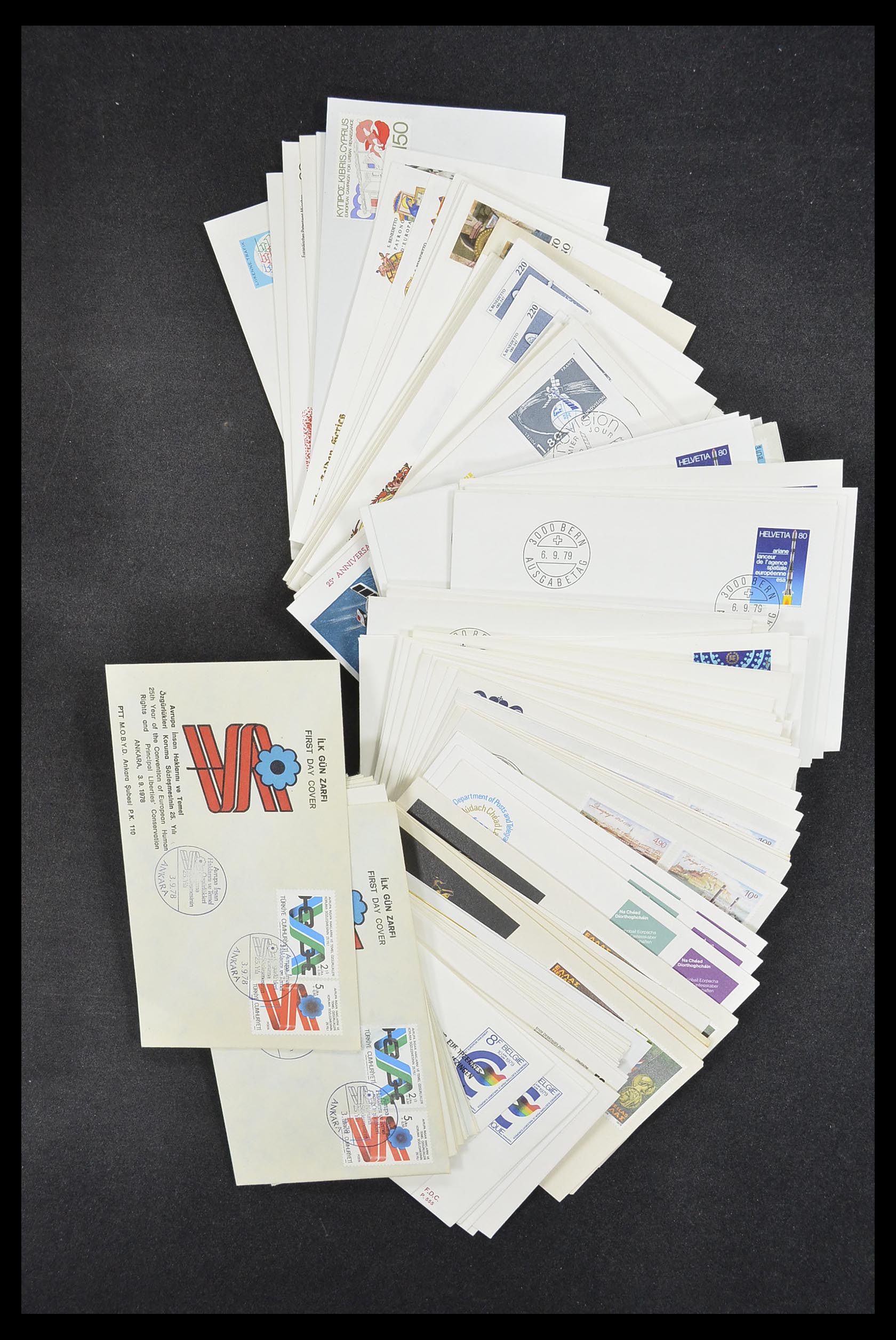 33542 108 - Stamp collection 33542 Europa Cept first day covers 1956-1999.