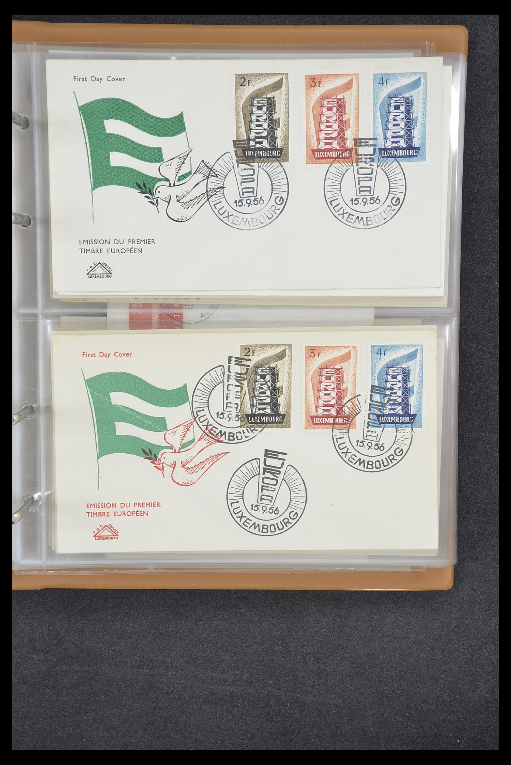 33542 131 - Stamp collection 33542 Europa Cept first day covers 1956-1999.