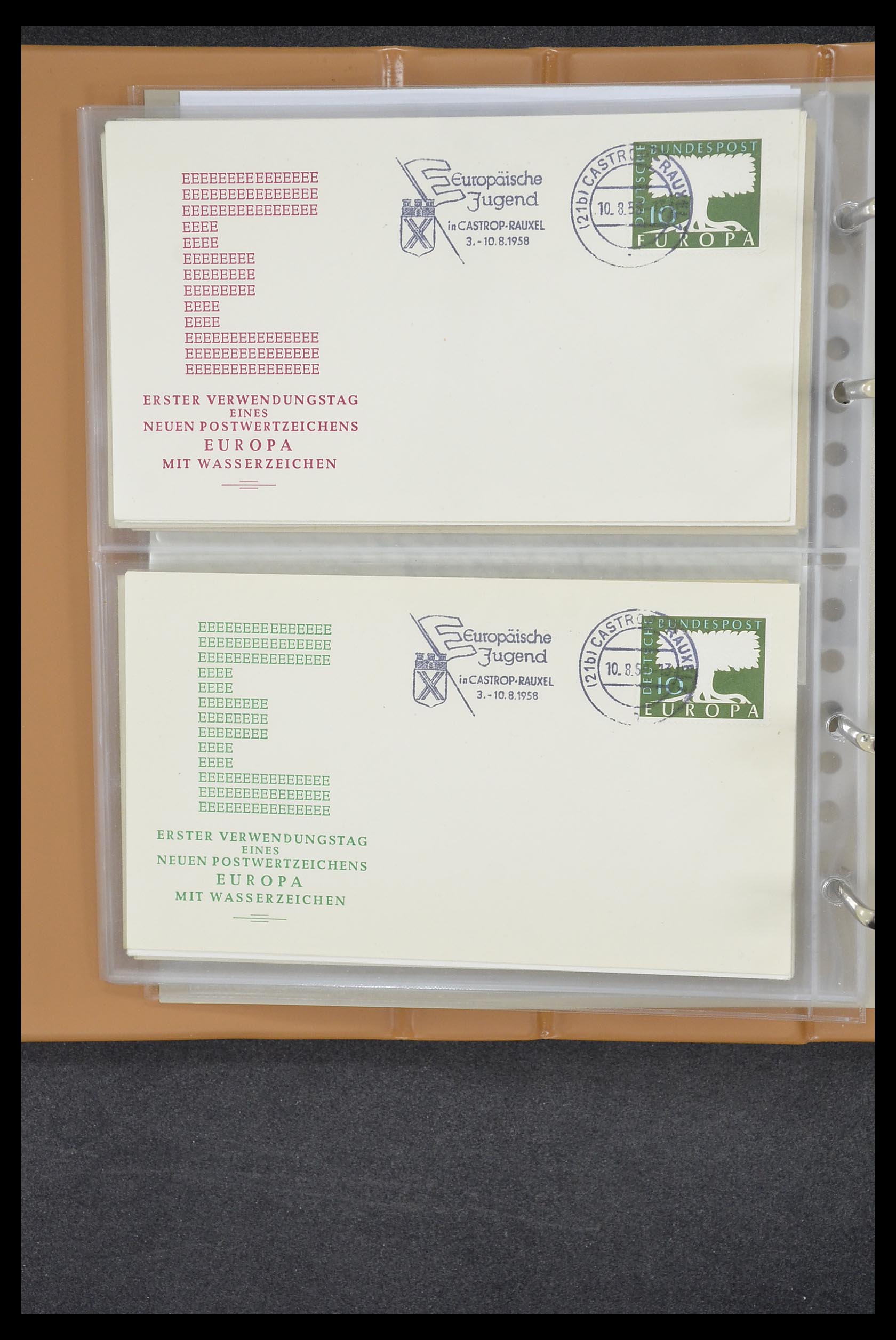 33542 134 - Postzegelverzameling 33542 Europa Cept fdc's 1956-1999.