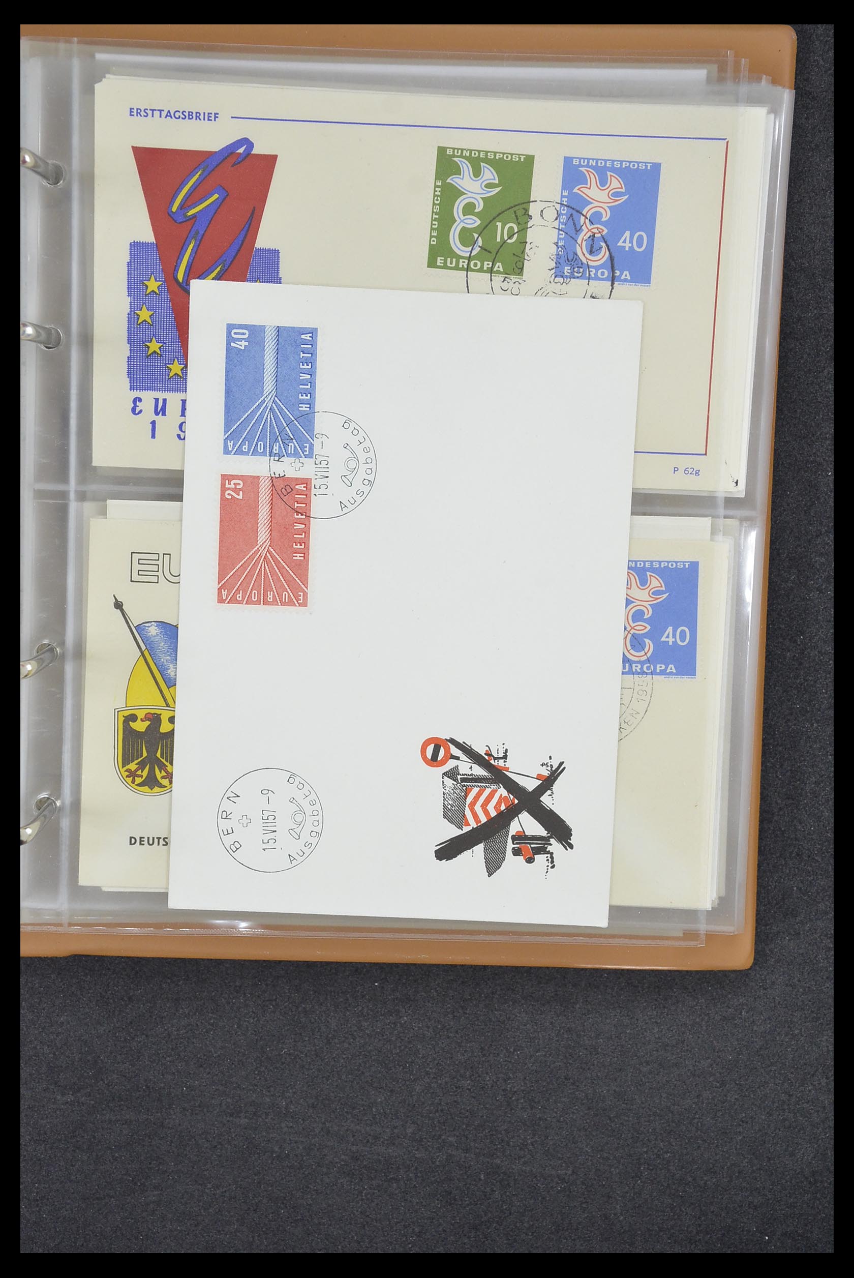 33542 139 - Stamp collection 33542 Europa Cept first day covers 1956-1999.