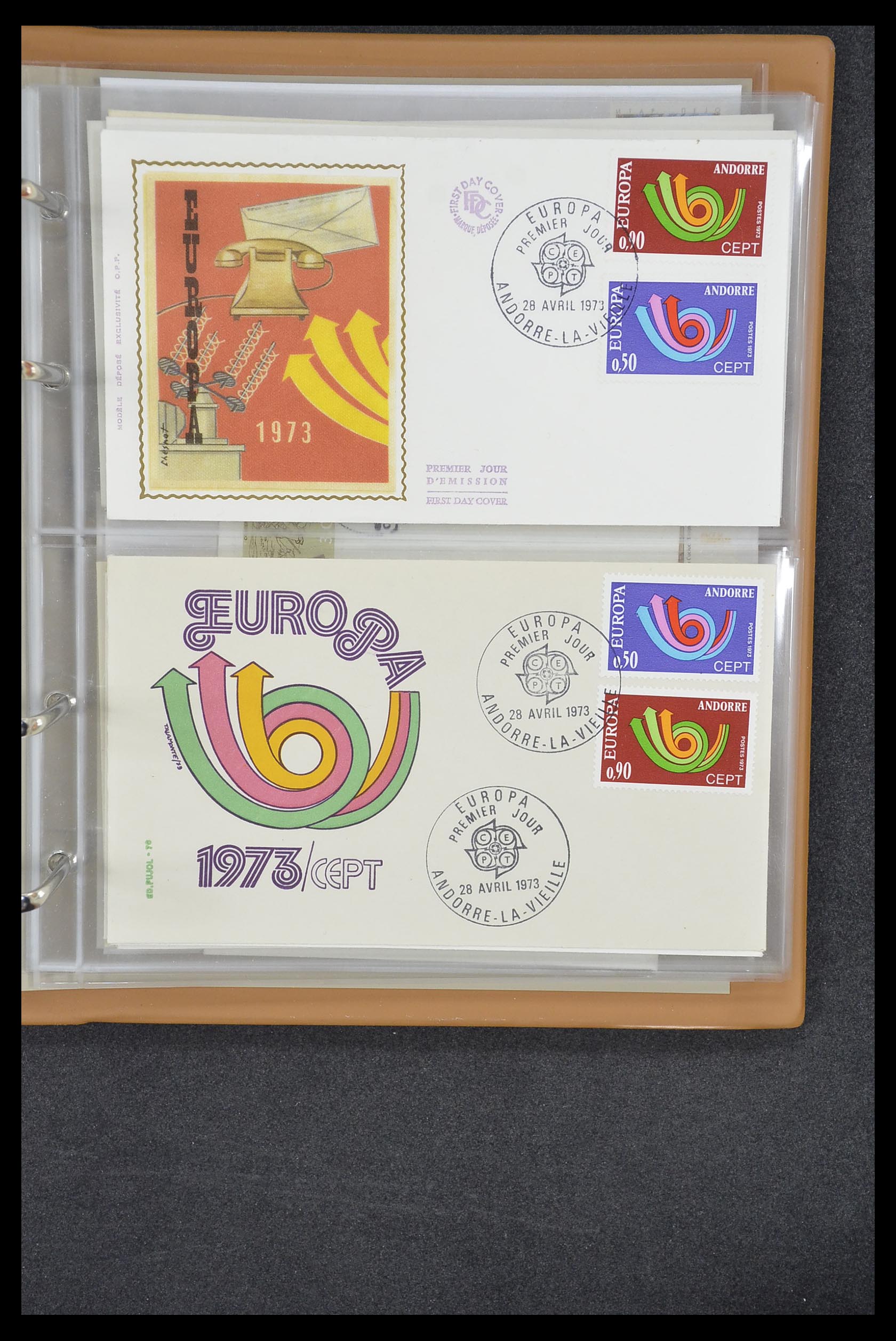 33542 148 - Postzegelverzameling 33542 Europa Cept fdc's 1956-1999.