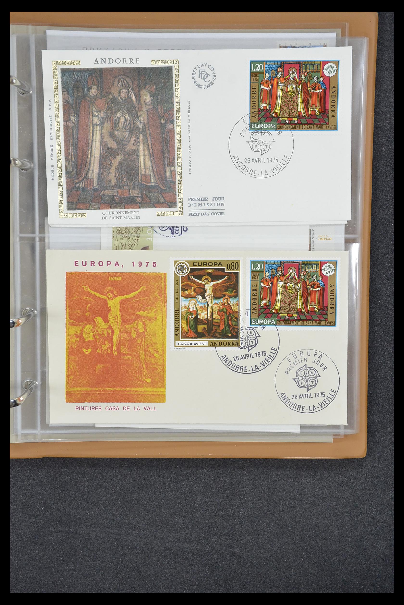 33542 152 - Stamp collection 33542 Europa Cept first day covers 1956-1999.