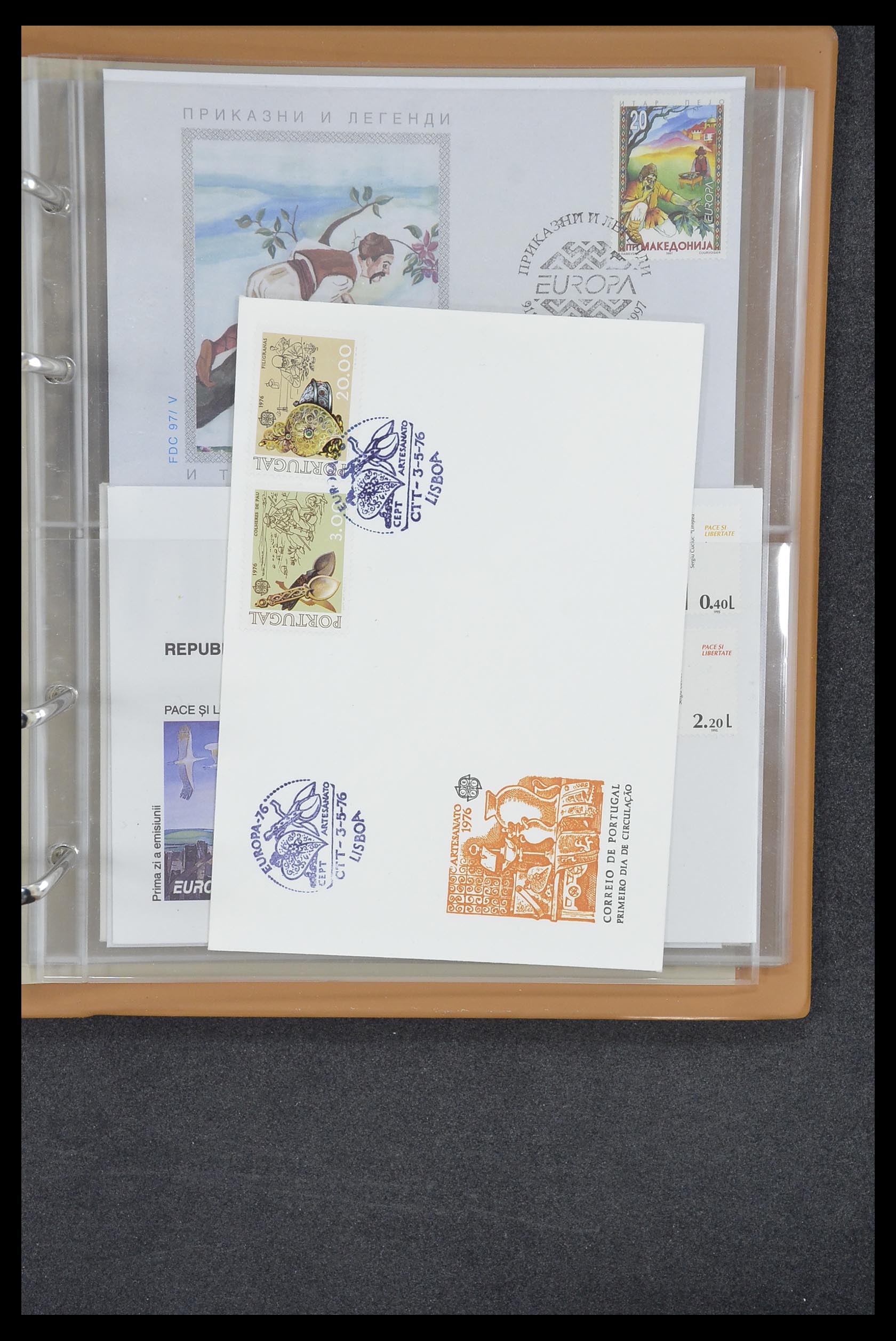 33542 153 - Postzegelverzameling 33542 Europa Cept fdc's 1956-1999.