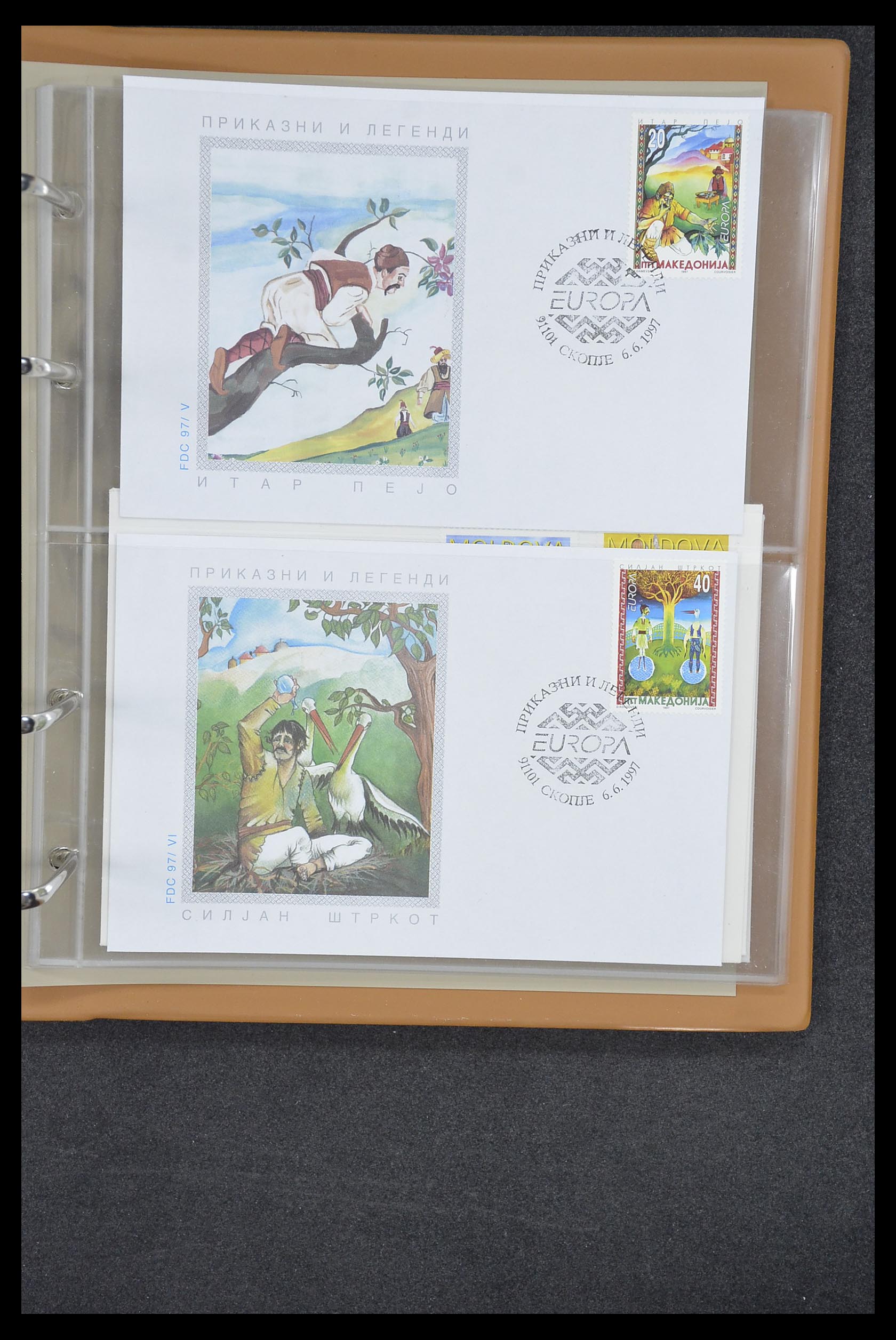 33542 156 - Postzegelverzameling 33542 Europa Cept fdc's 1956-1999.