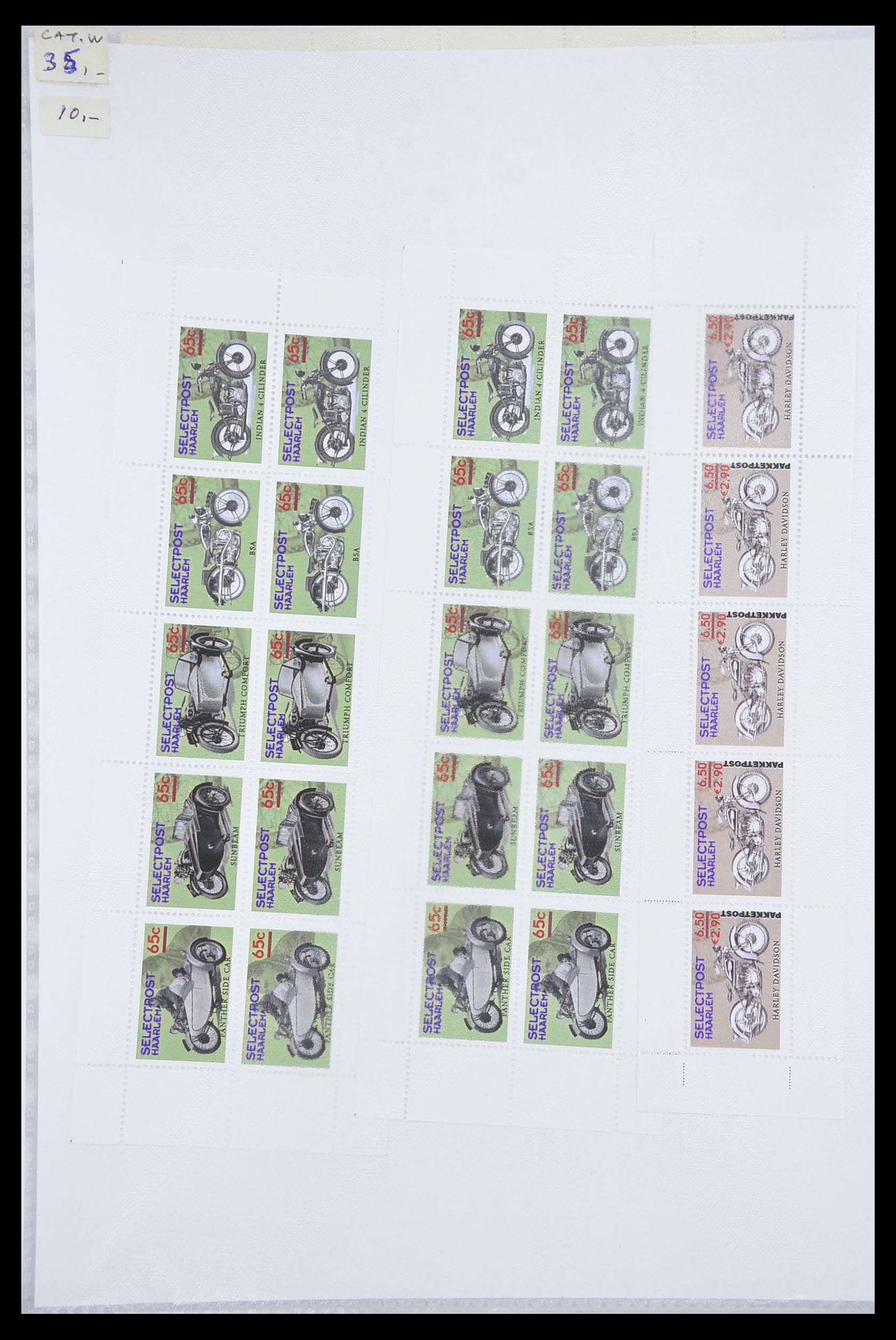 33543 716 - Stamp collection 33543 Netherlands local post 1969-2017.