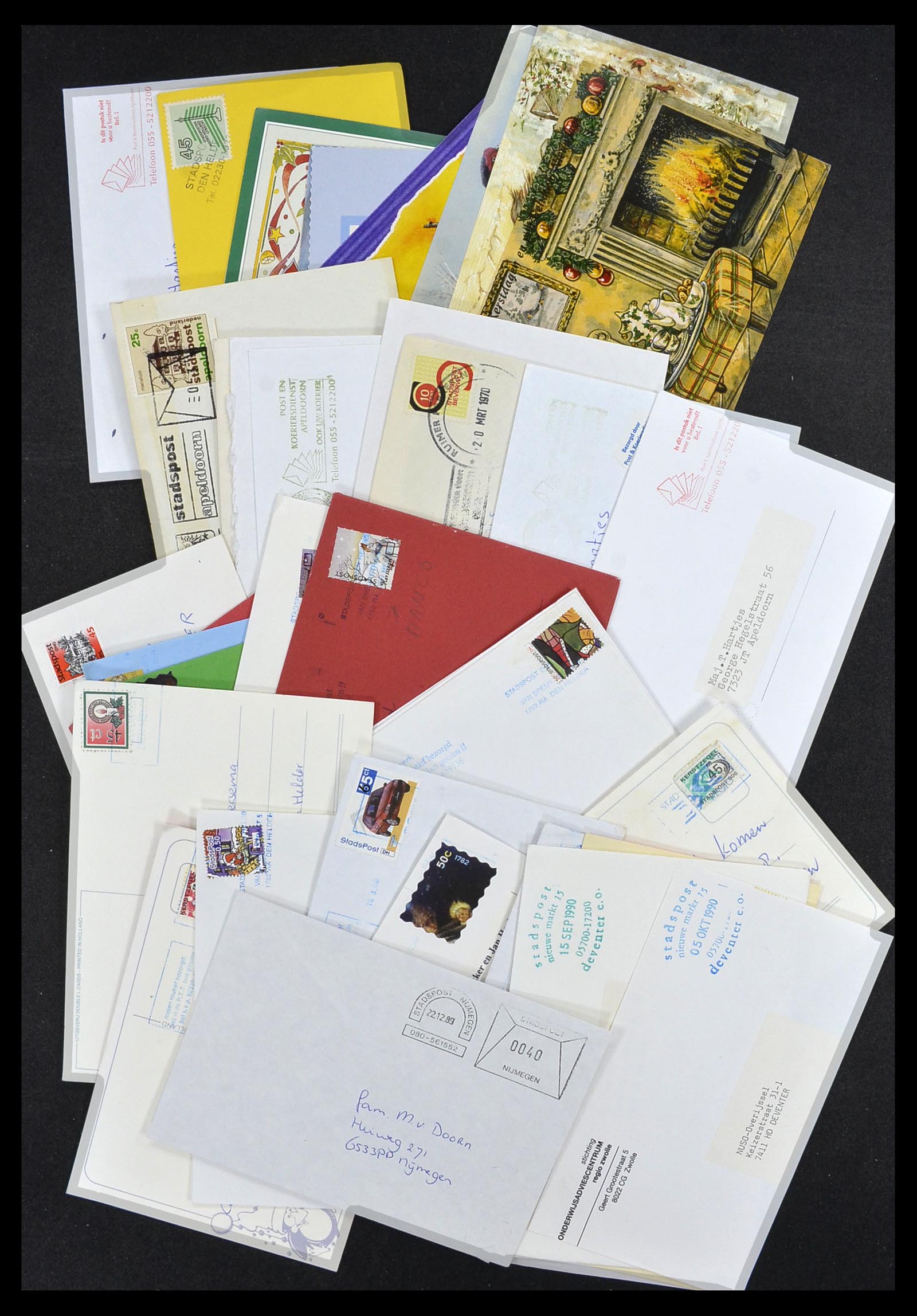 33544 001 - Postzegelverzameling 33544 Nederland stadspost brieven 1970-2019!