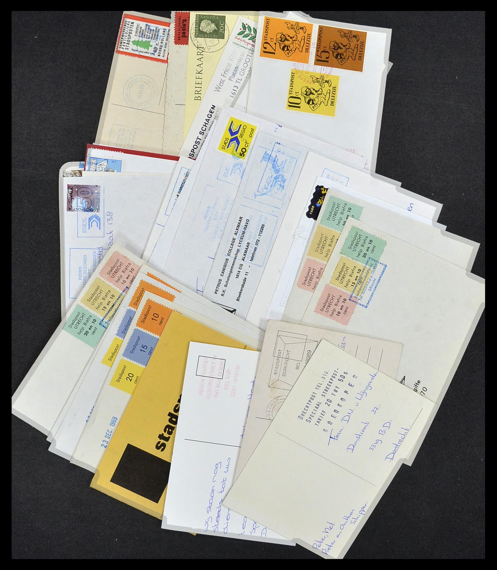 33544 009 - Postzegelverzameling 33544 Nederland stadspost brieven 1970-2019!