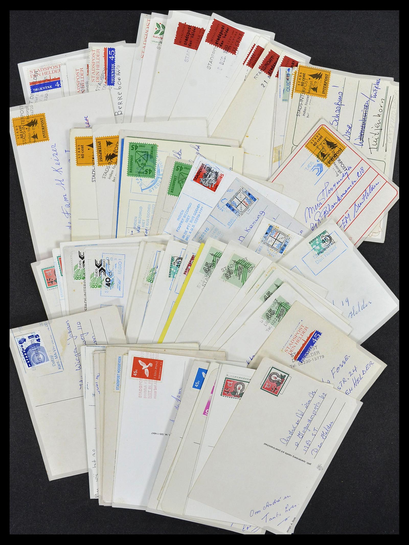 33544 019 - Postzegelverzameling 33544 Nederland stadspost brieven 1970-2019!
