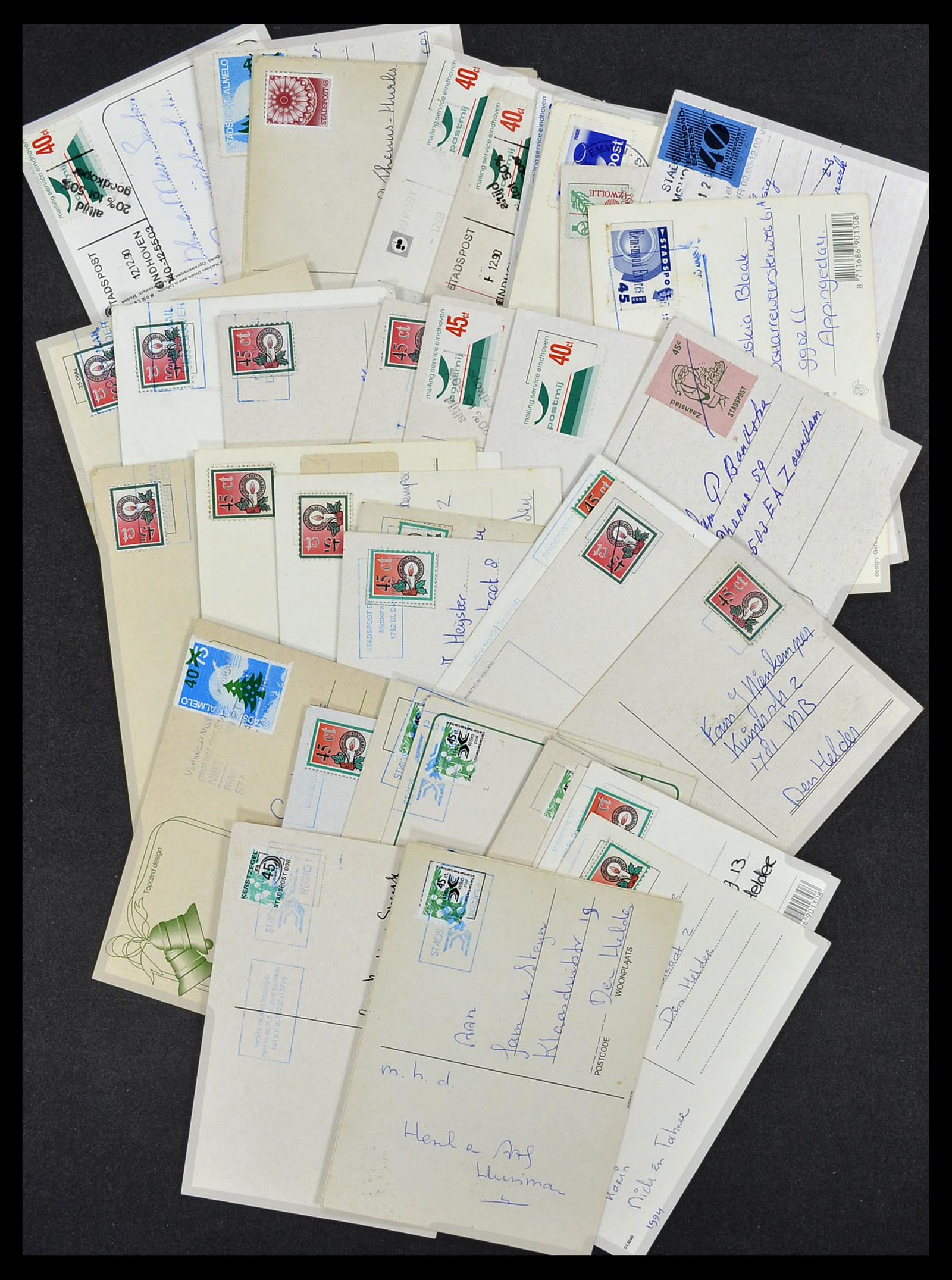33544 020 - Postzegelverzameling 33544 Nederland stadspost brieven 1970-2019!