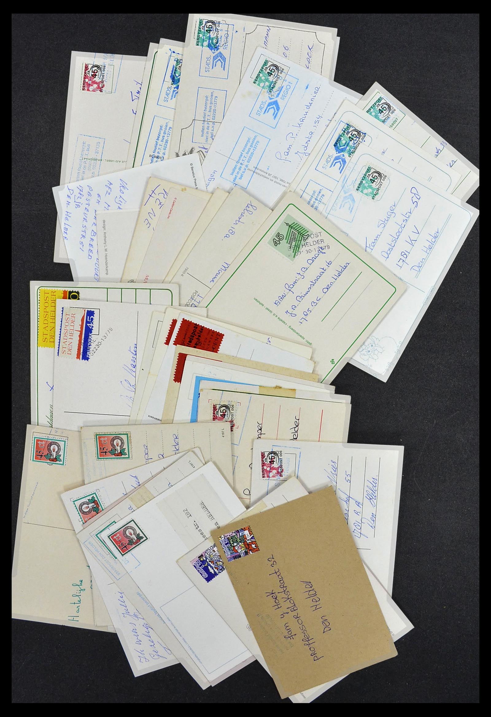 33544 021 - Postzegelverzameling 33544 Nederland stadspost brieven 1970-2019!