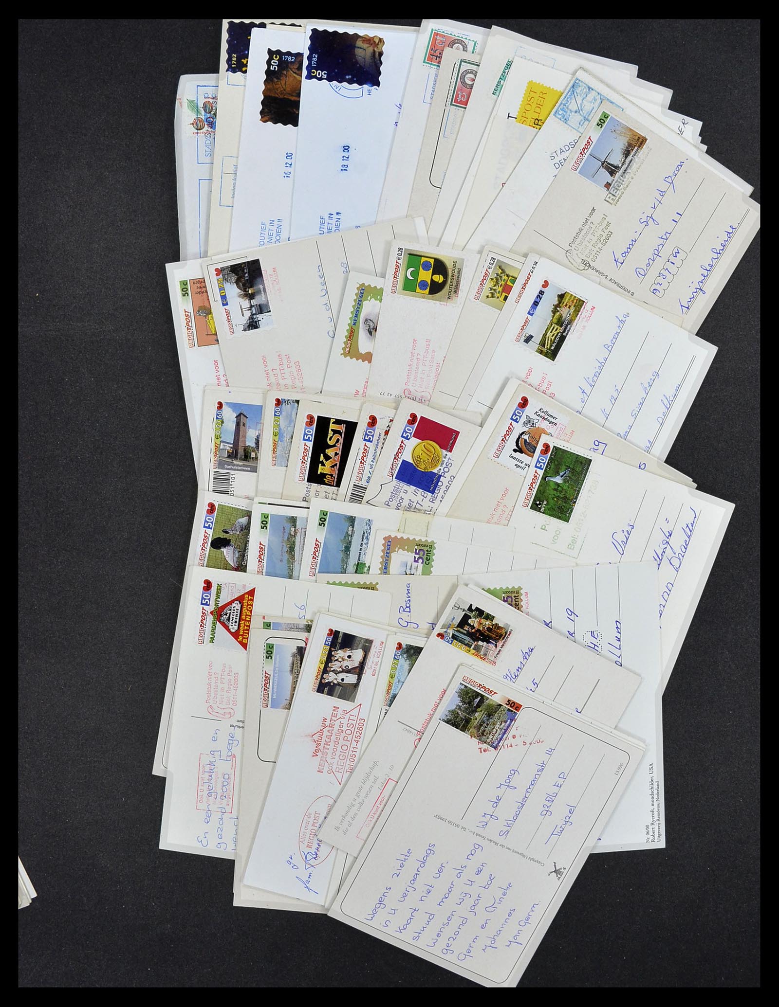 33544 026 - Postzegelverzameling 33544 Nederland stadspost brieven 1970-2019!