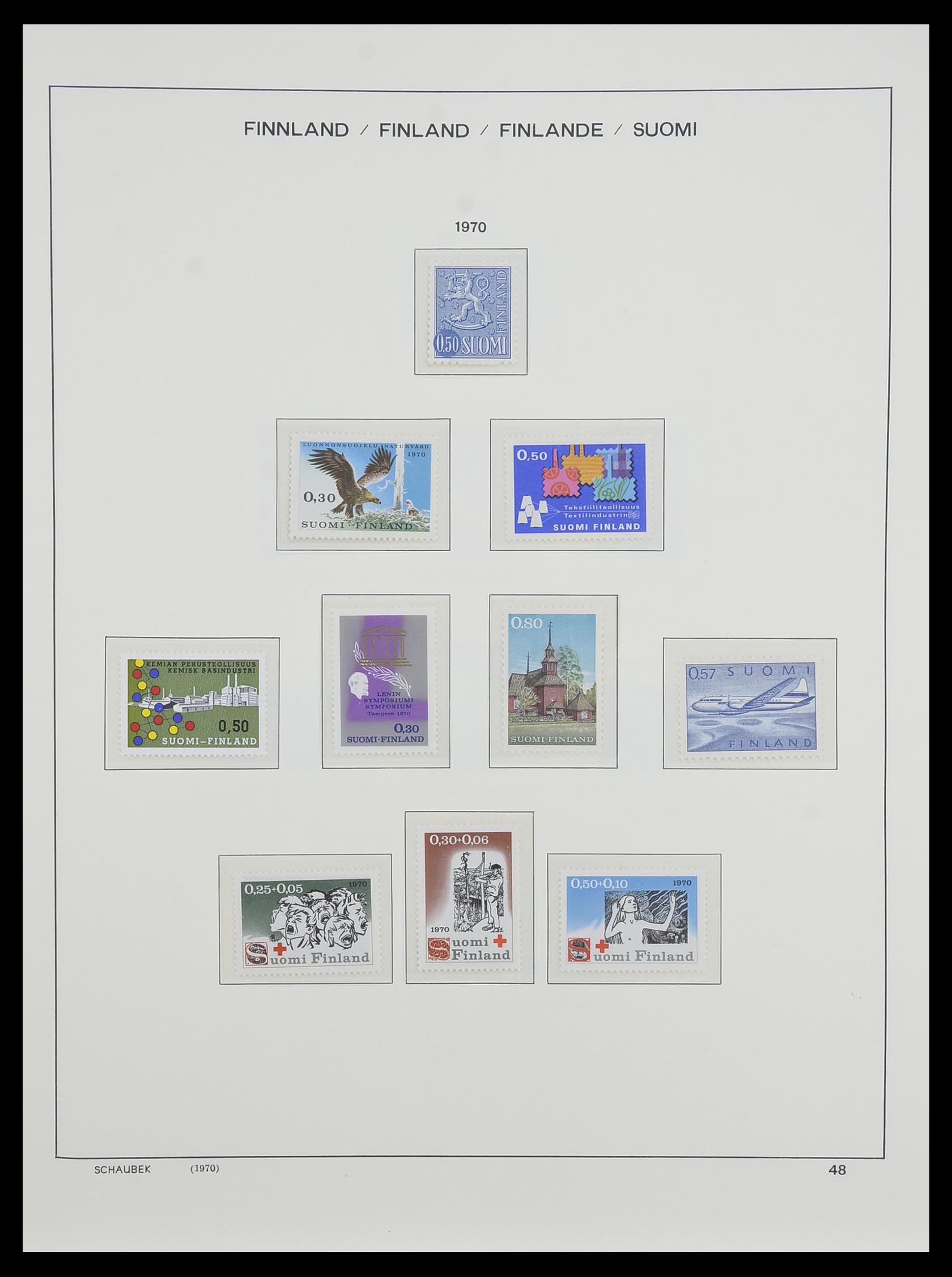 33547 060 - Postzegelverzameling 33547 Finland 1860-2000.