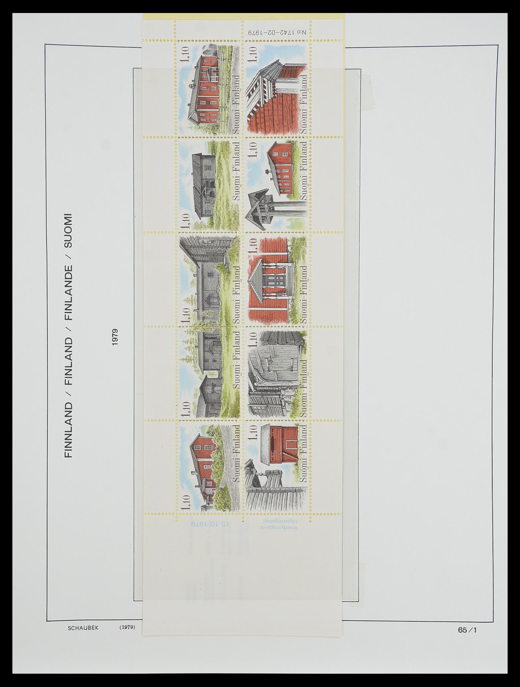 33547 080 - Stamp collection 33547 Finland 1860-2000.