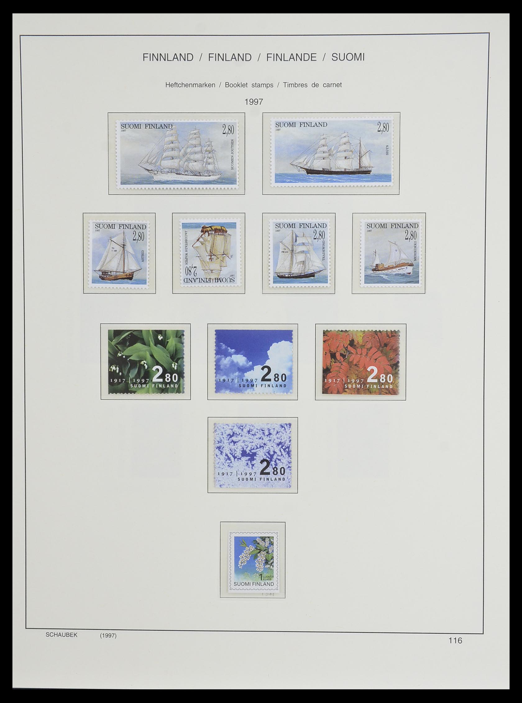 33547 161 - Postzegelverzameling 33547 Finland 1860-2000.