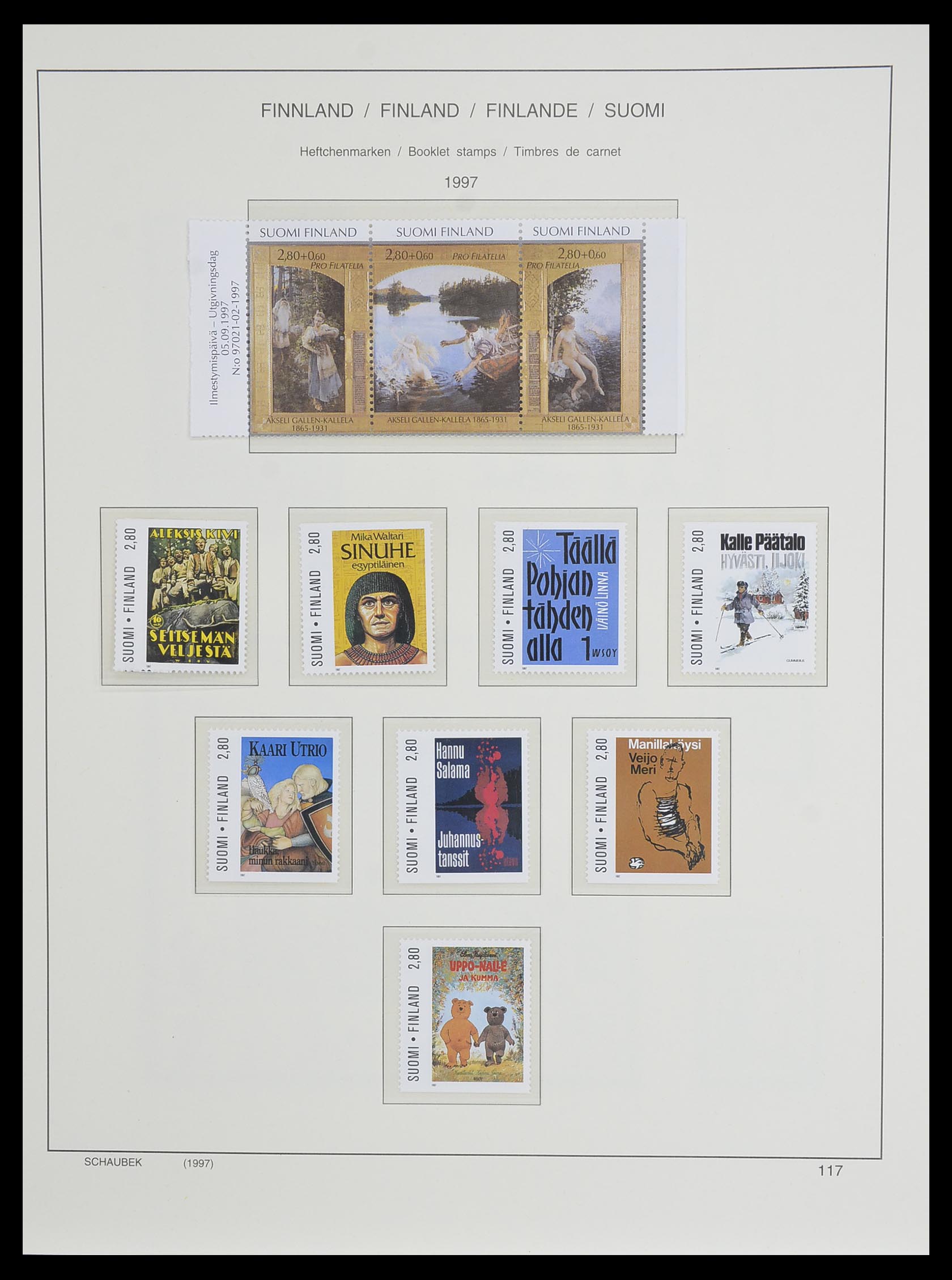 33547 162 - Postzegelverzameling 33547 Finland 1860-2000.
