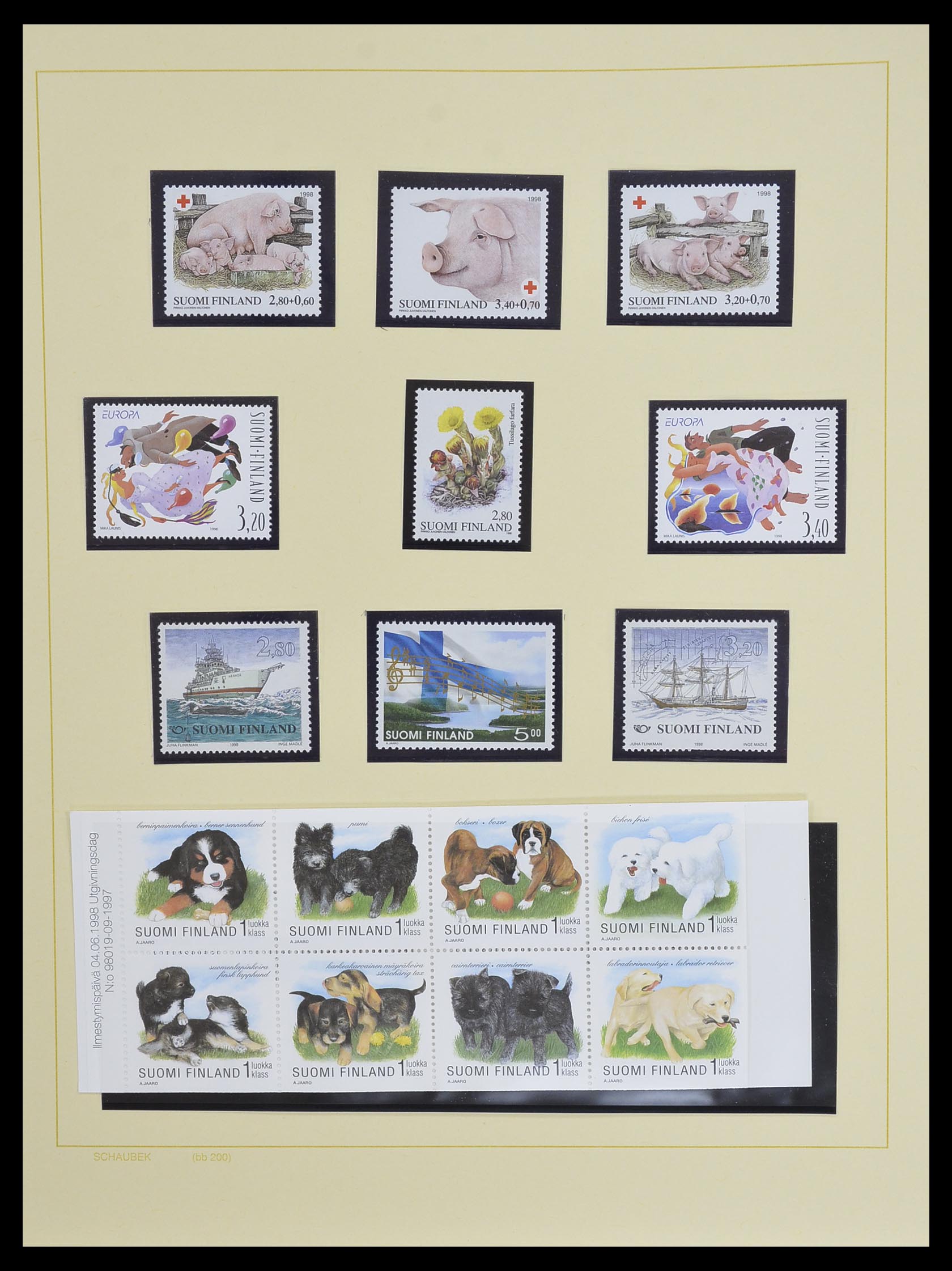 33547 164 - Postzegelverzameling 33547 Finland 1860-2000.