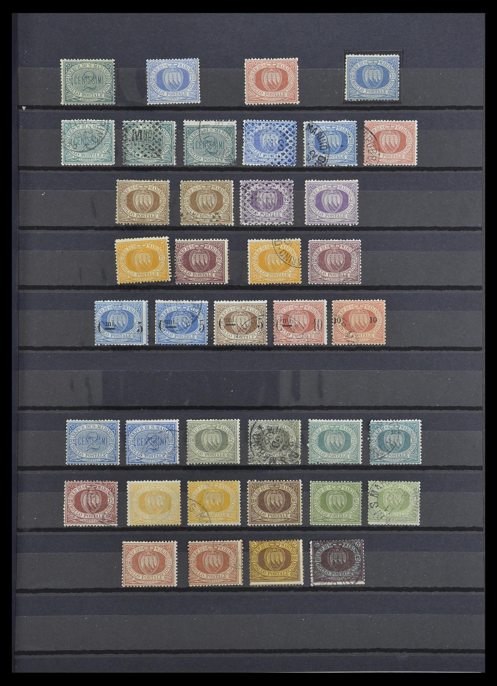 33549 001 - Stamp collection 33549 San Marino 1877-1944.