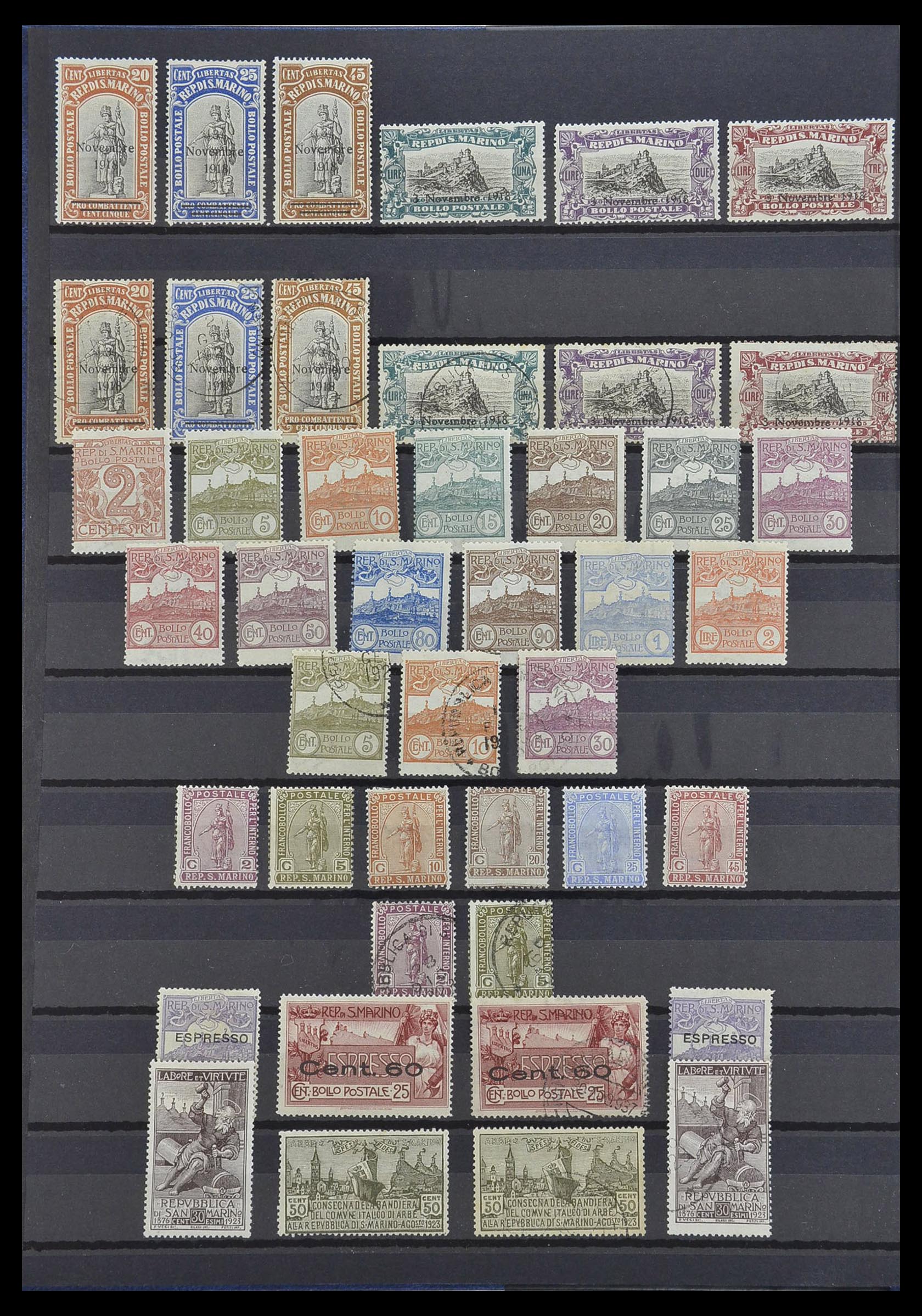 33549 004 - Stamp collection 33549 San Marino 1877-1944.