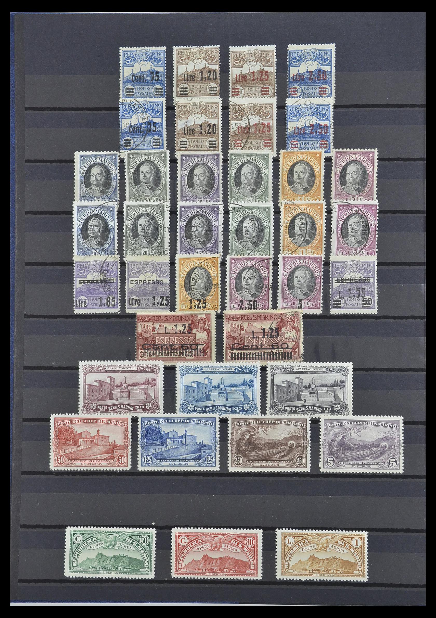 33549 006 - Stamp collection 33549 San Marino 1877-1944.