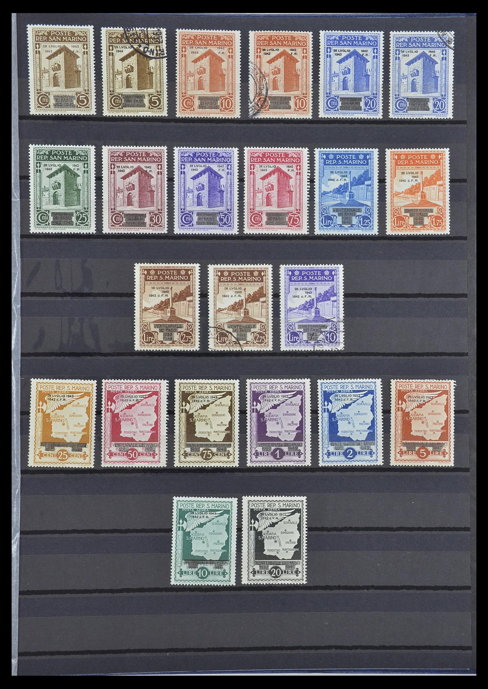 33549 011 - Postzegelverzameling 33549 San Marino 1877-1944.