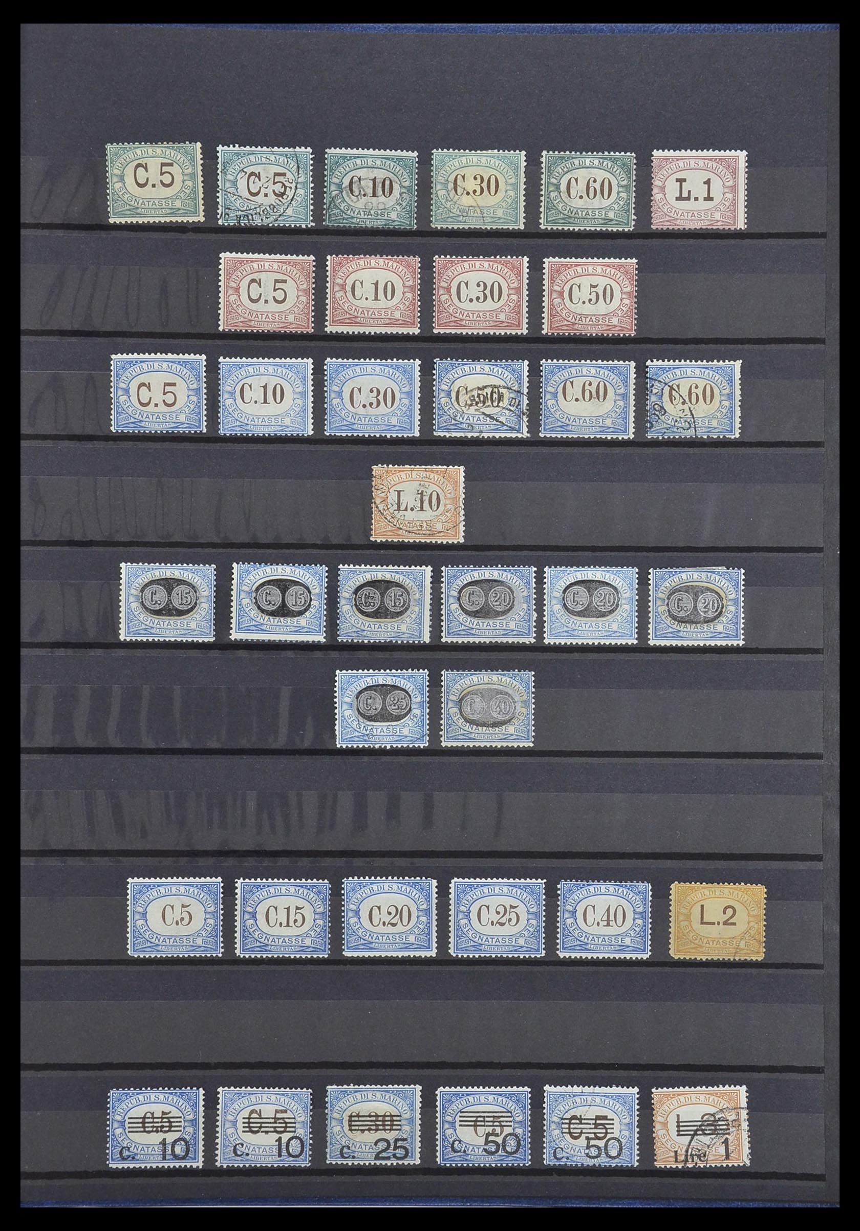 33549 015 - Stamp collection 33549 San Marino 1877-1944.