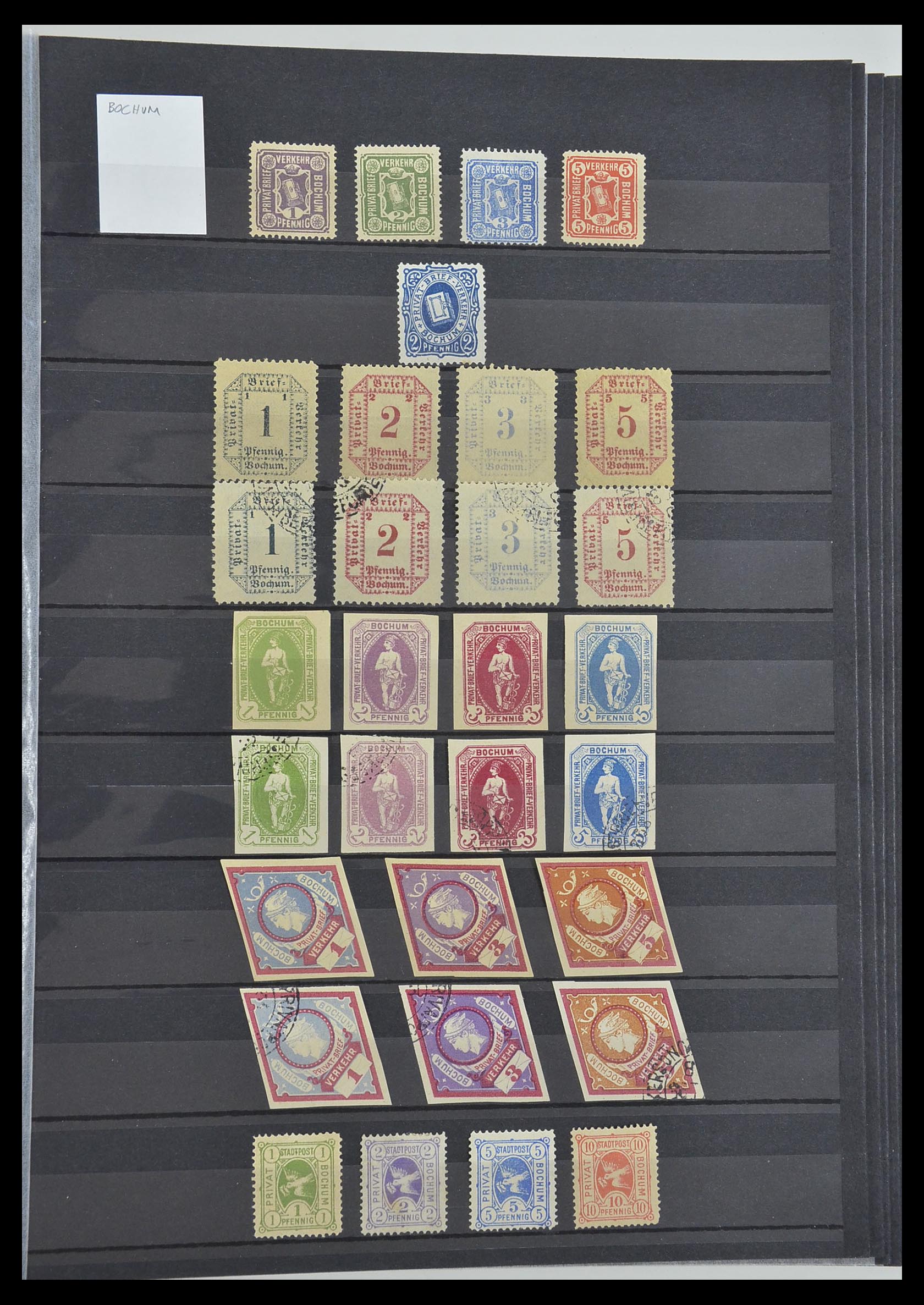 33552 007 - Postzegelverzameling 33552 Duitsland stadspost 1880-1905.