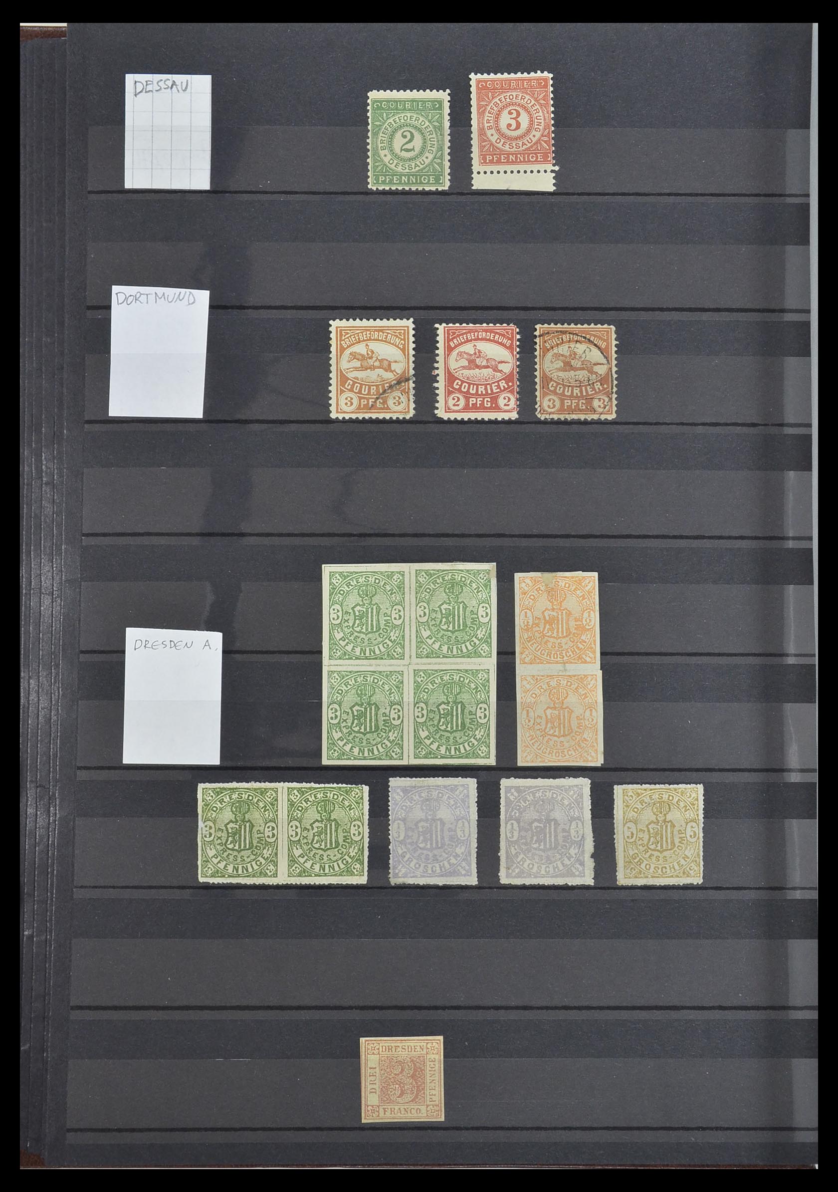 33552 012 - Postzegelverzameling 33552 Duitsland stadspost 1880-1905.