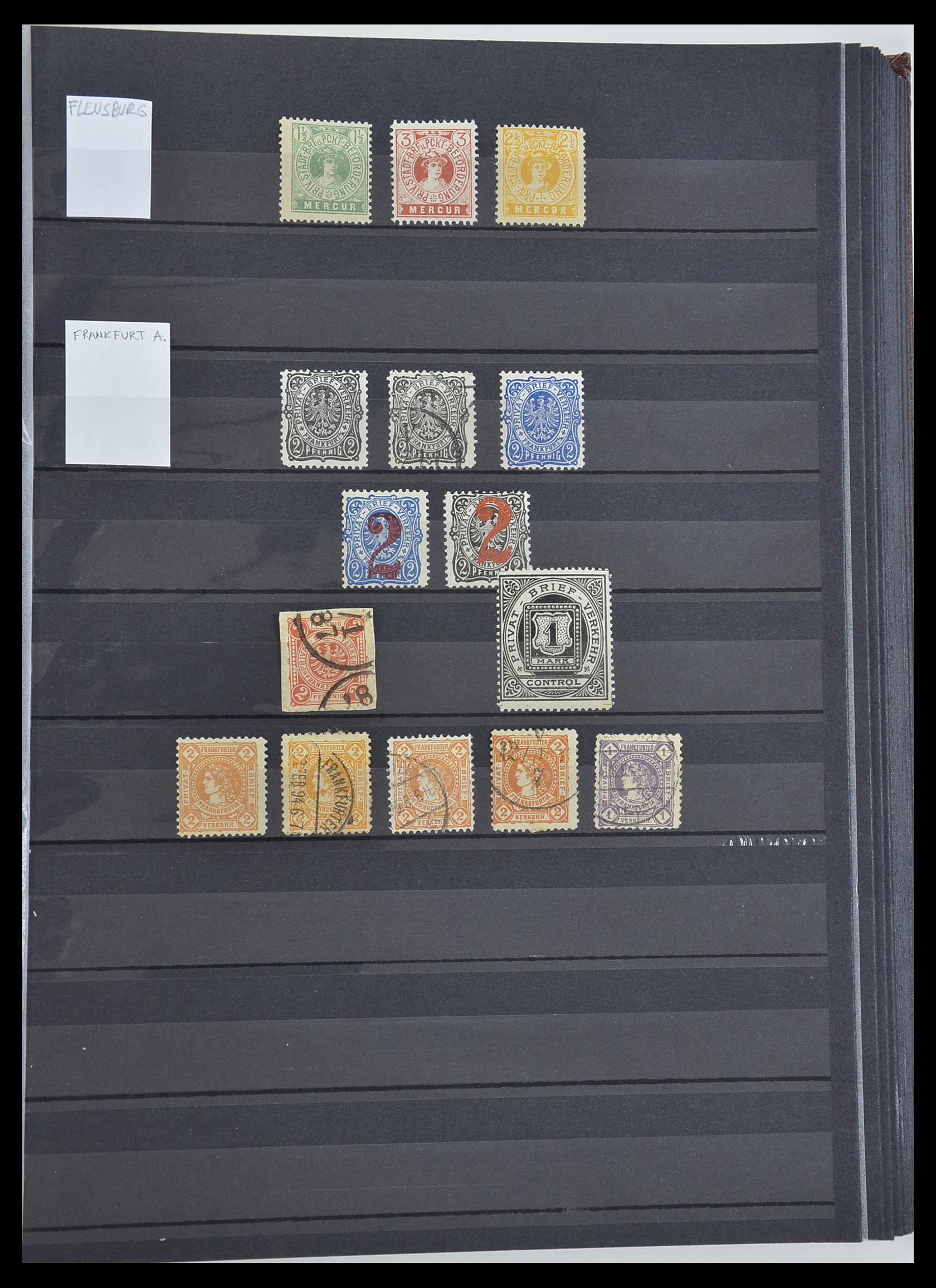 33552 017 - Postzegelverzameling 33552 Duitsland stadspost 1880-1905.