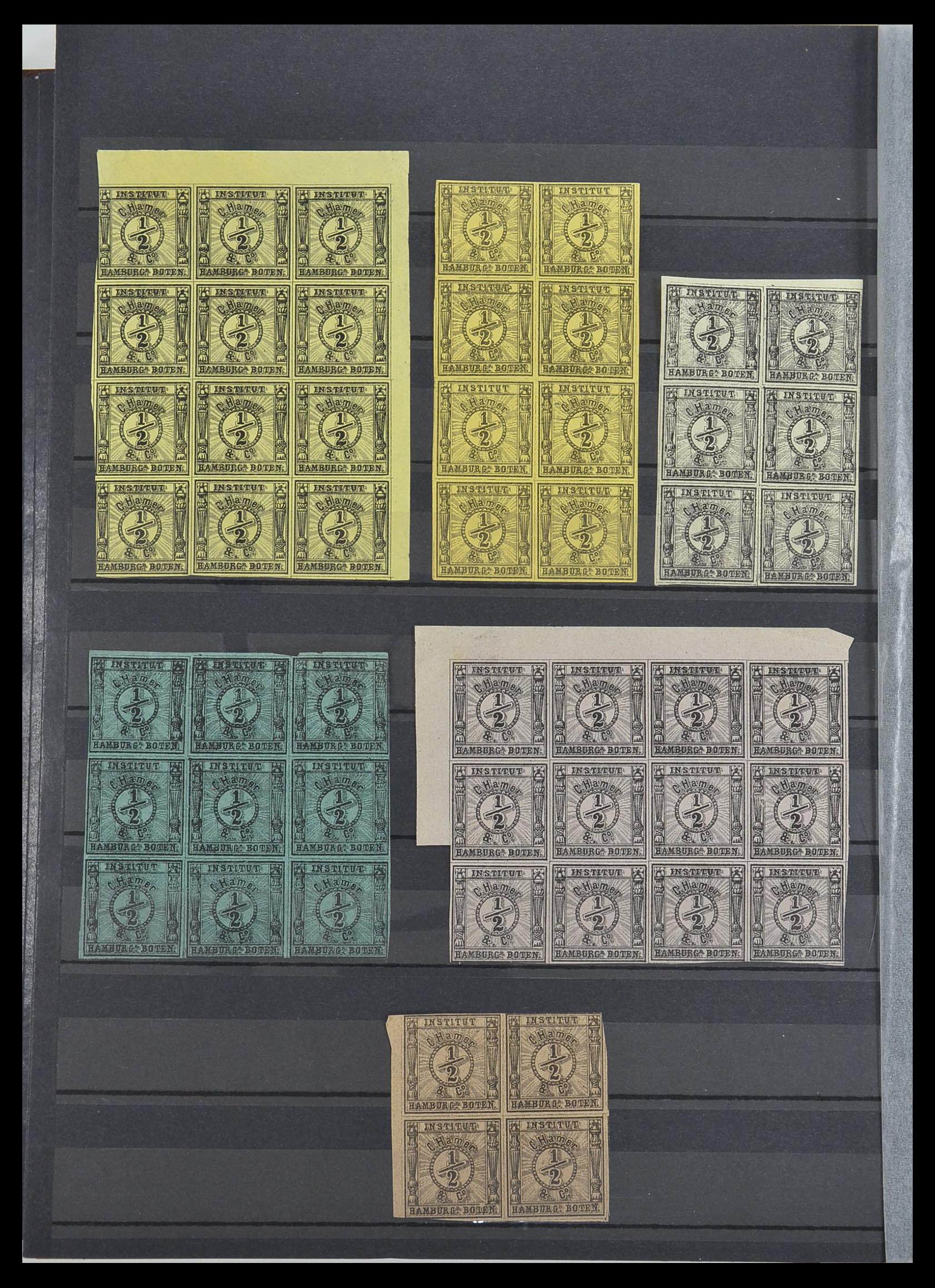 33552 022 - Postzegelverzameling 33552 Duitsland stadspost 1880-1905.