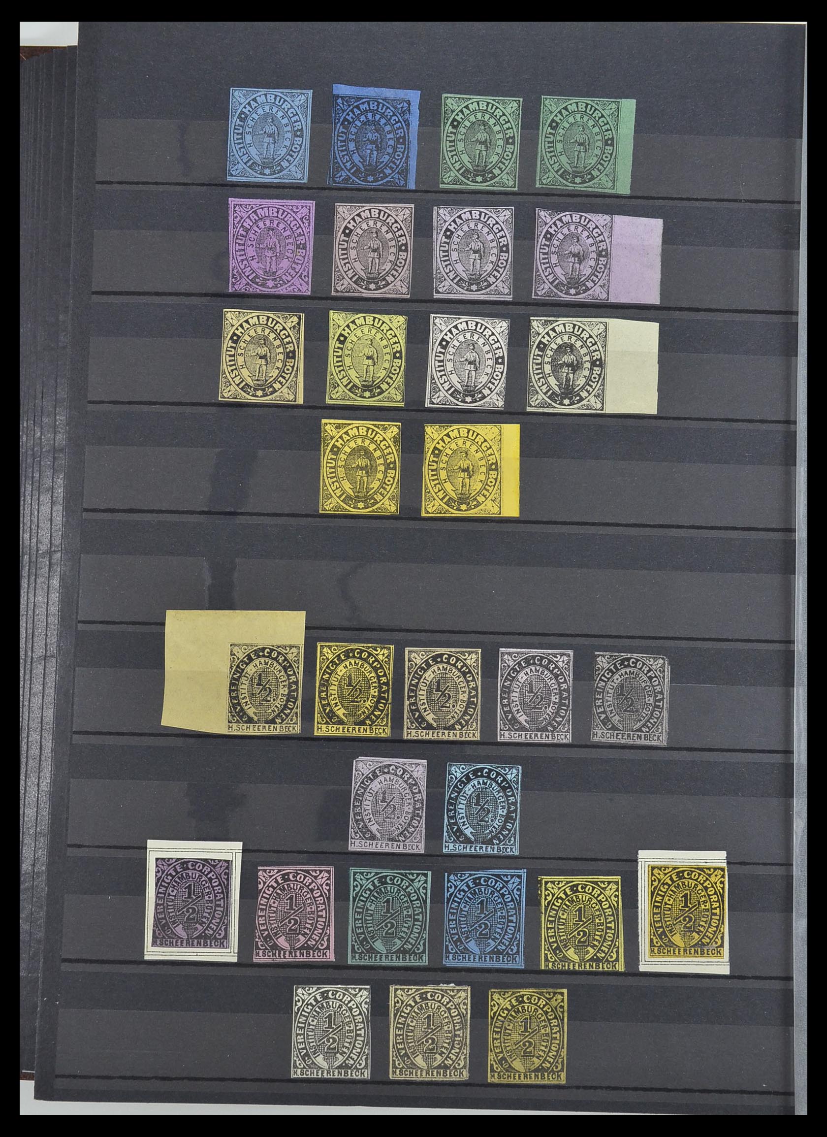 33552 024 - Postzegelverzameling 33552 Duitsland stadspost 1880-1905.