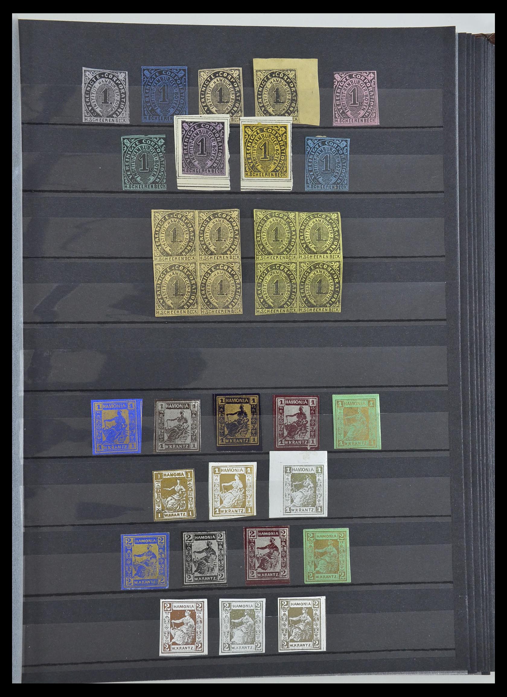 33552 025 - Postzegelverzameling 33552 Duitsland stadspost 1880-1905.