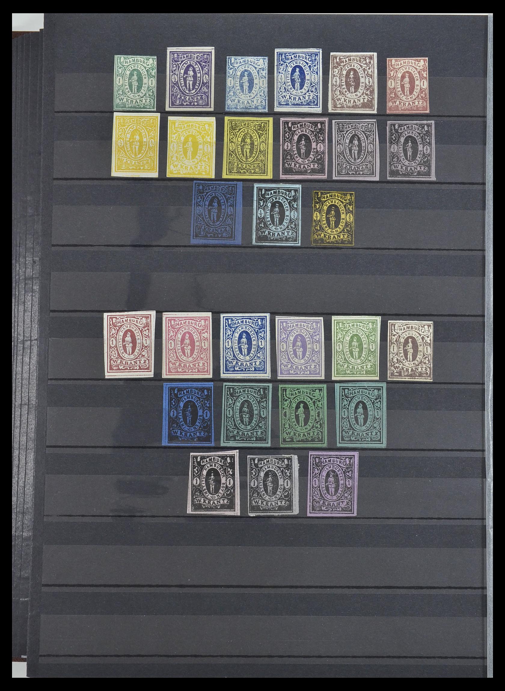 33552 027 - Postzegelverzameling 33552 Duitsland stadspost 1880-1905.