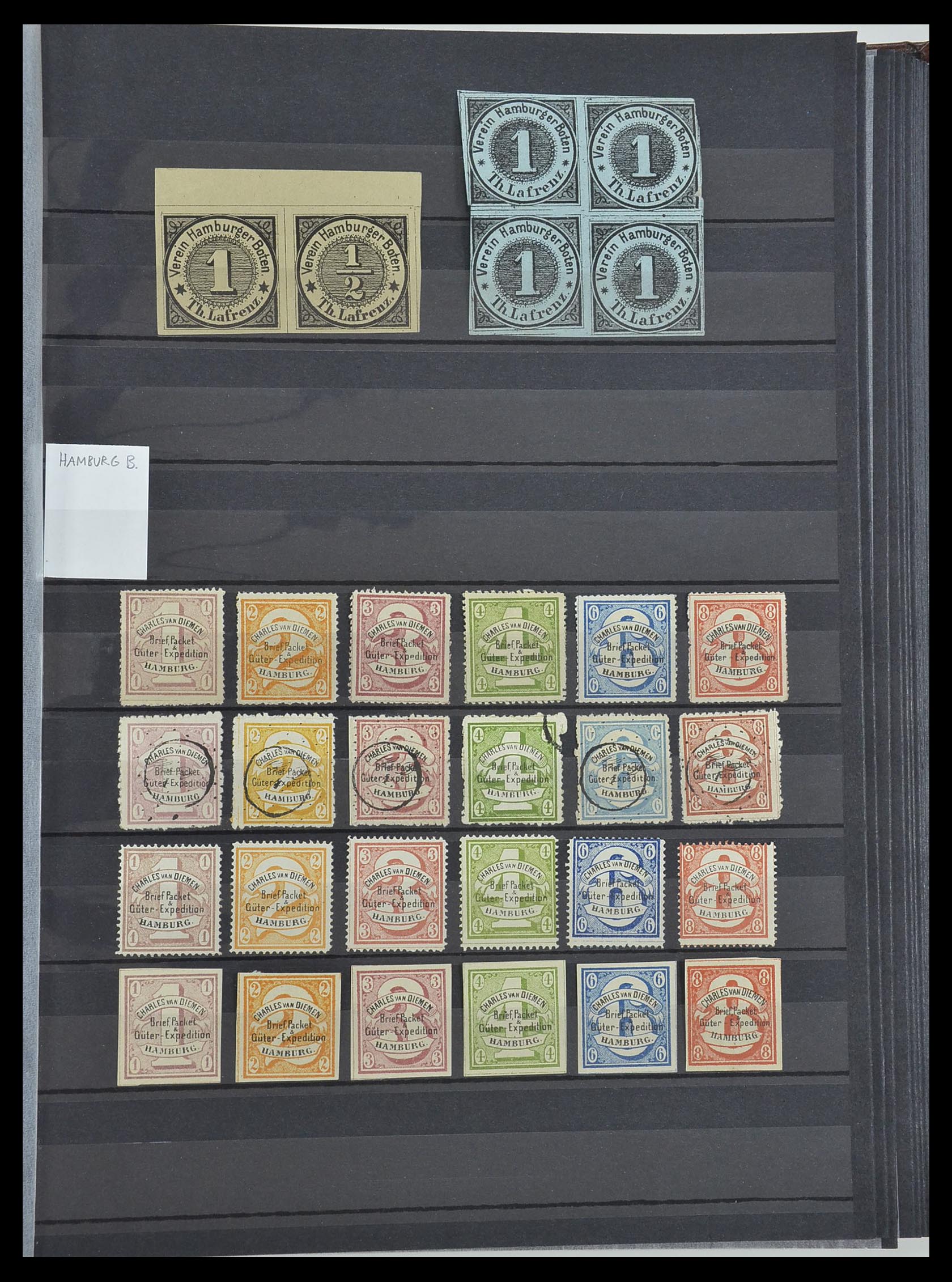 33552 029 - Postzegelverzameling 33552 Duitsland stadspost 1880-1905.