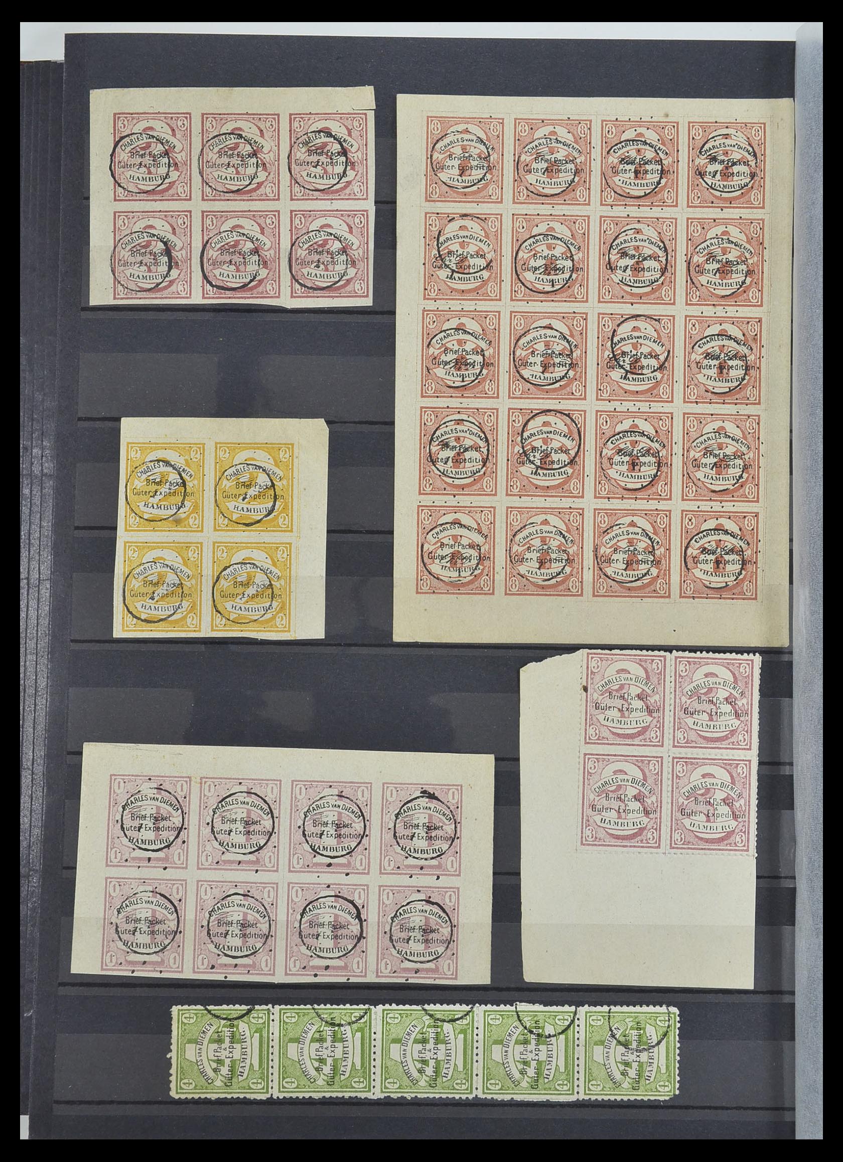 33552 030 - Stamp collection 33552 Germany local post 1880-1905.