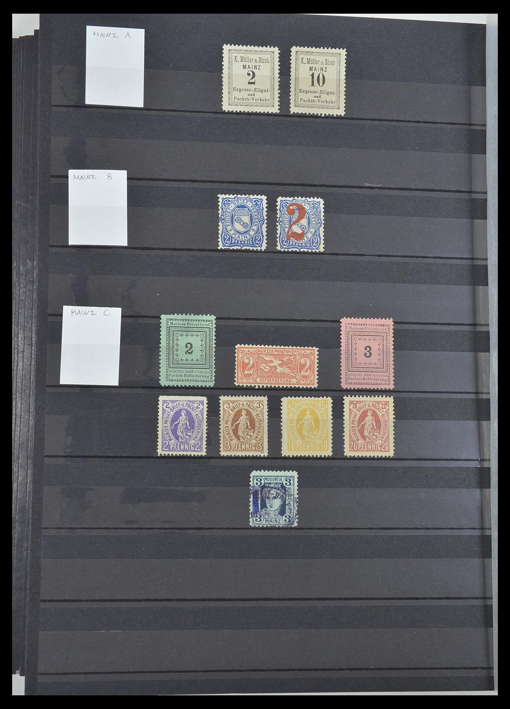 33552 040 - Postzegelverzameling 33552 Duitsland stadspost 1880-1905.