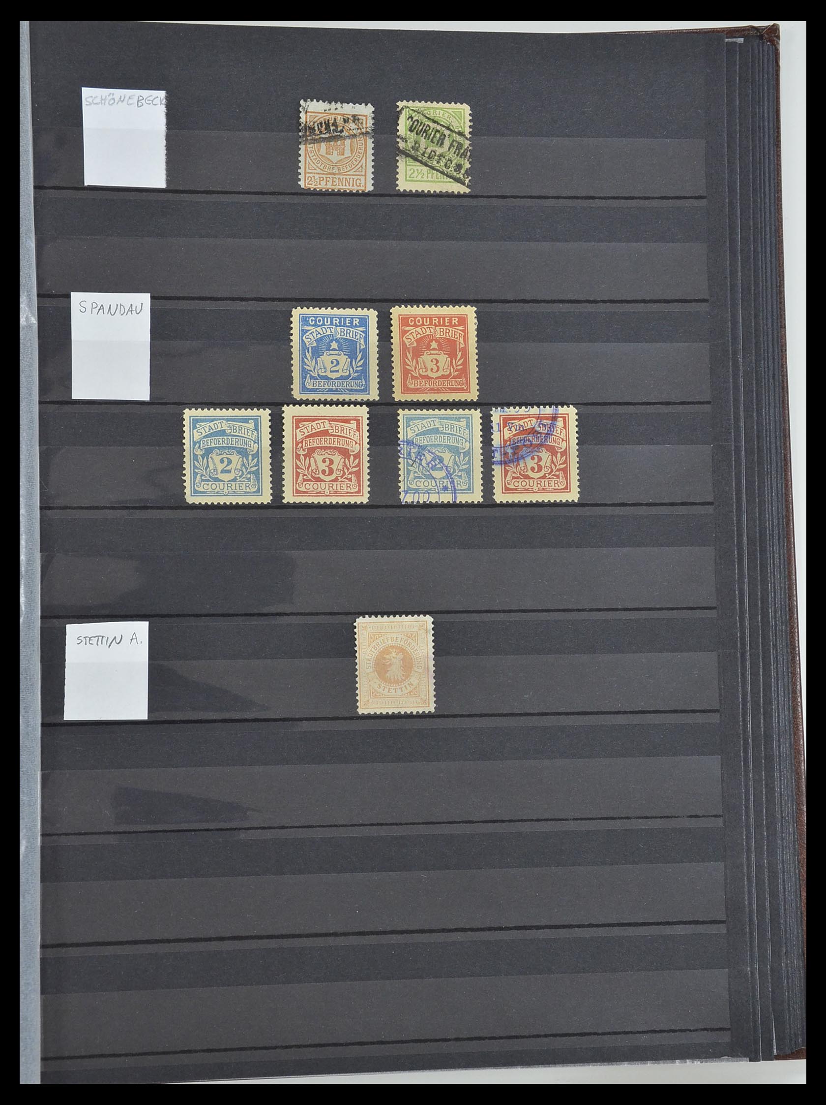 33552 042 - Postzegelverzameling 33552 Duitsland stadspost 1880-1905.