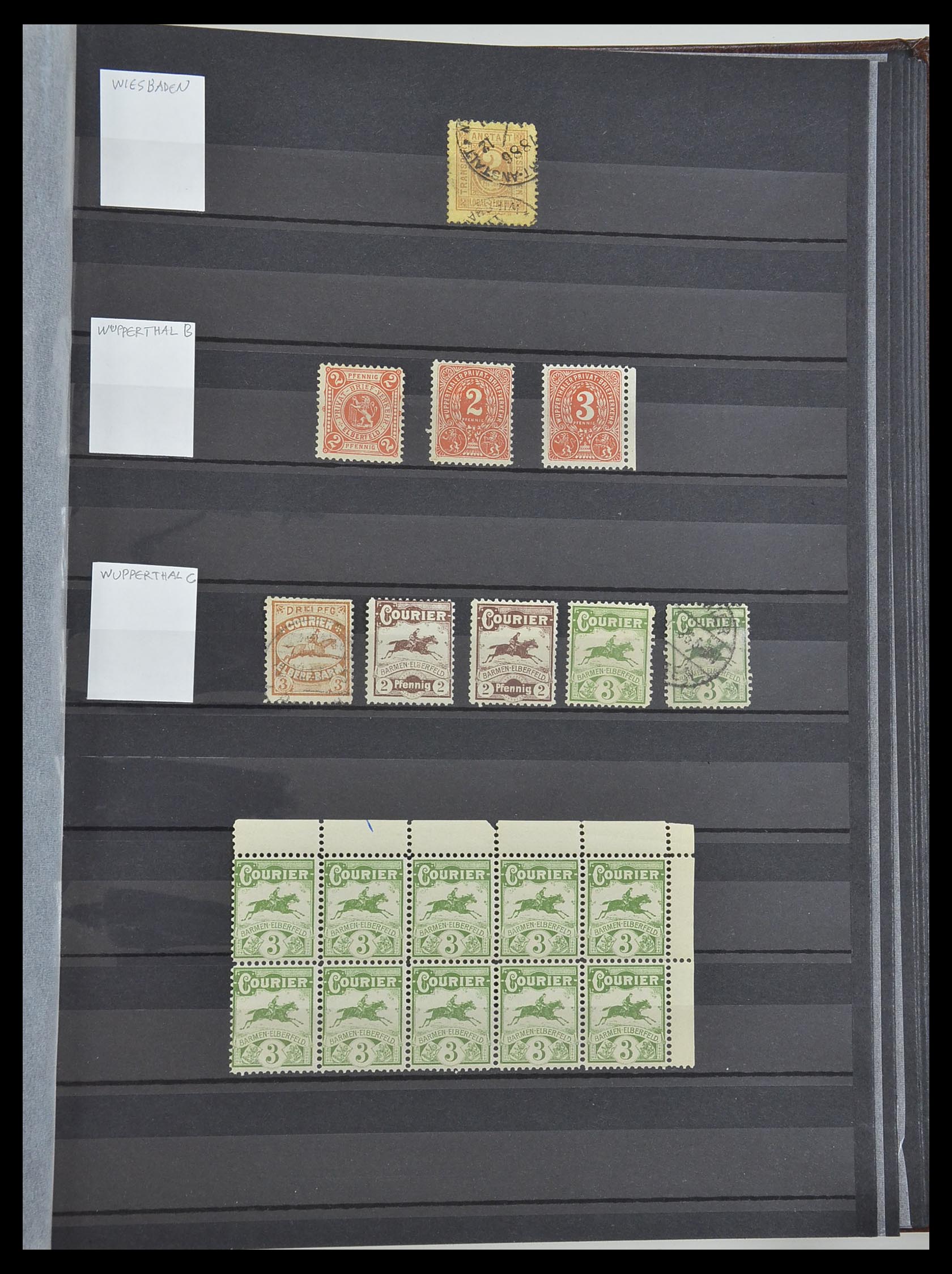33552 045 - Postzegelverzameling 33552 Duitsland stadspost 1880-1905.