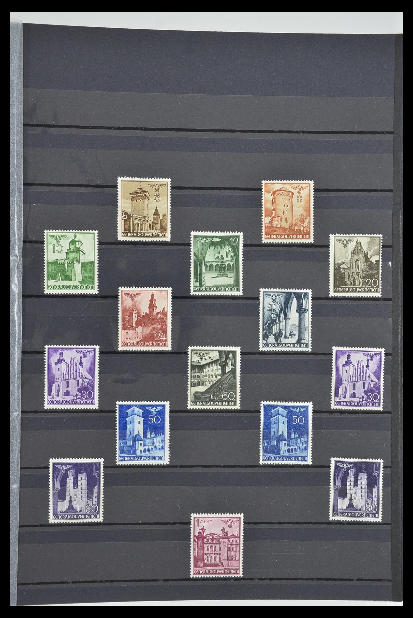 33553 003 - Postzegelverzameling 33553 Duitse gebieden en bezettingen 1939-1948.