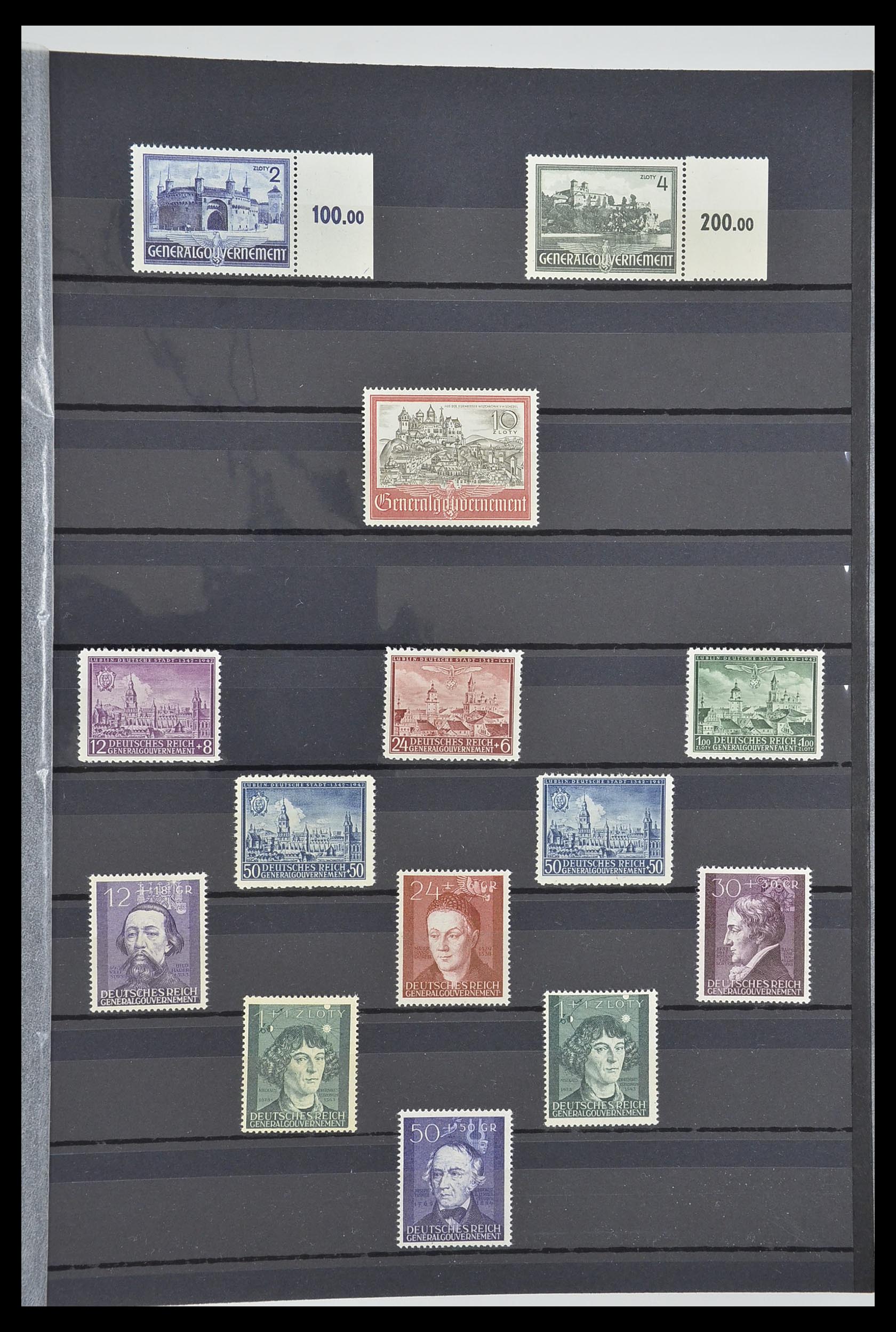 33553 006 - Postzegelverzameling 33553 Duitse gebieden en bezettingen 1939-1948.