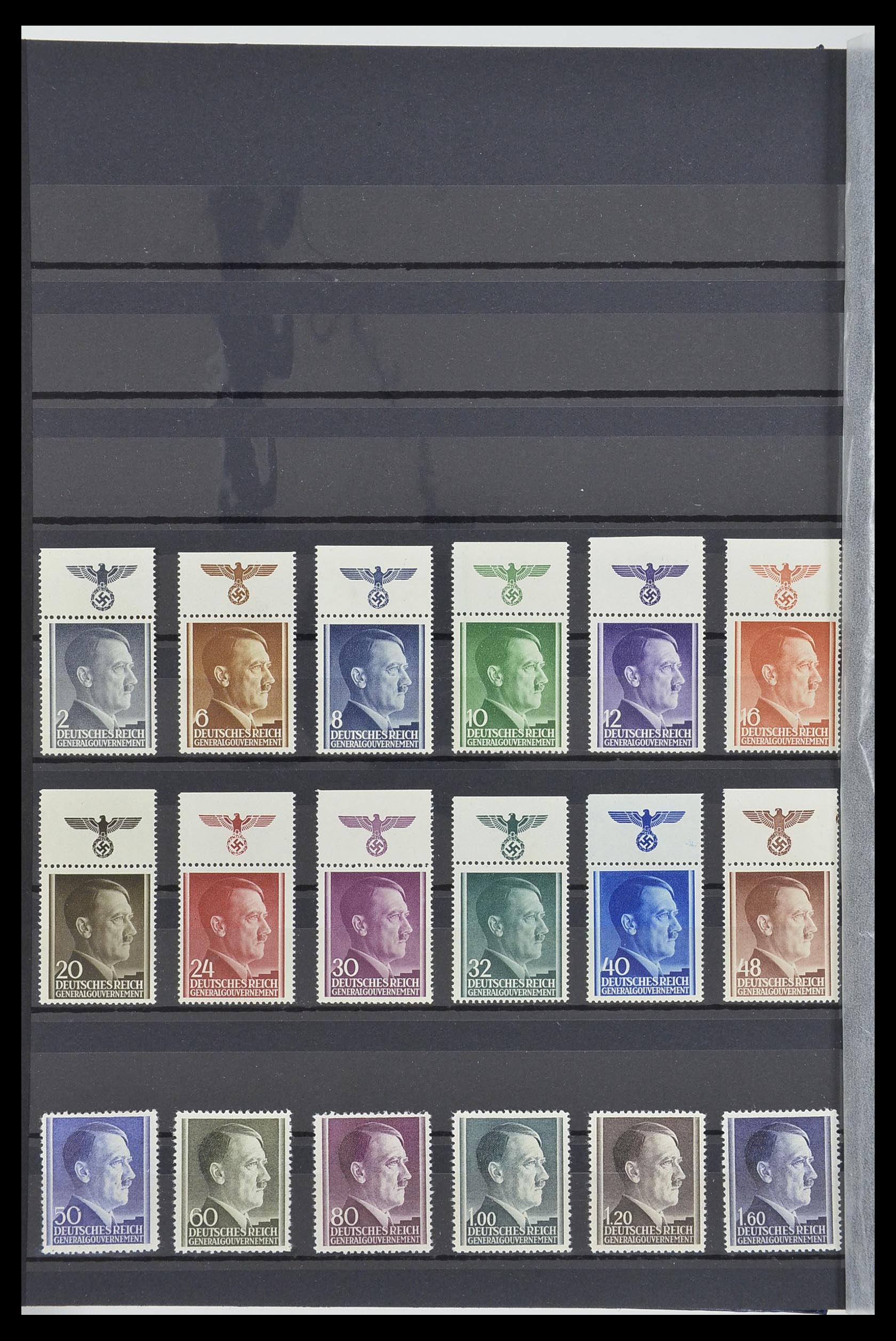 33553 007 - Postzegelverzameling 33553 Duitse gebieden en bezettingen 1939-1948.