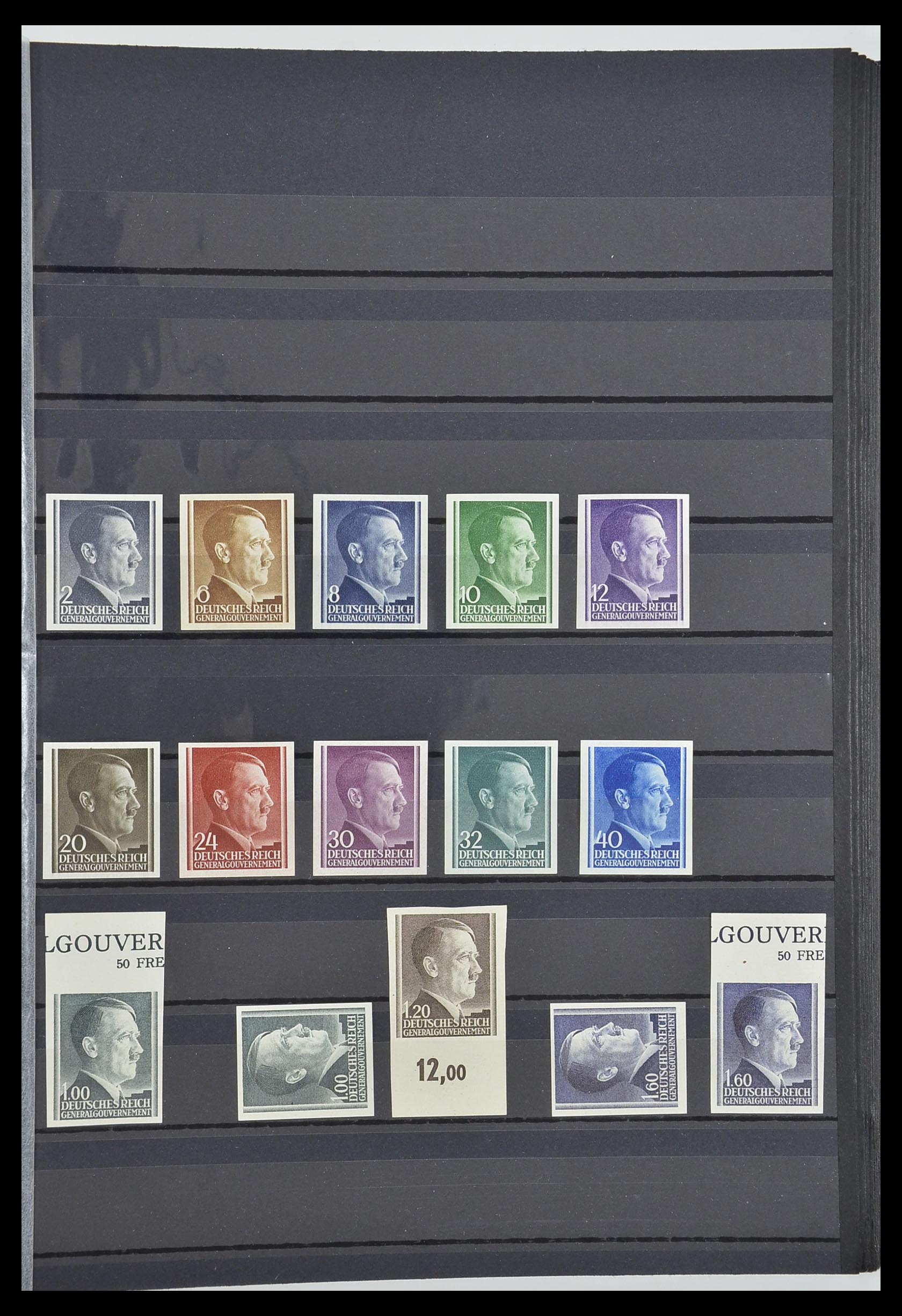 33553 008 - Postzegelverzameling 33553 Duitse gebieden en bezettingen 1939-1948.