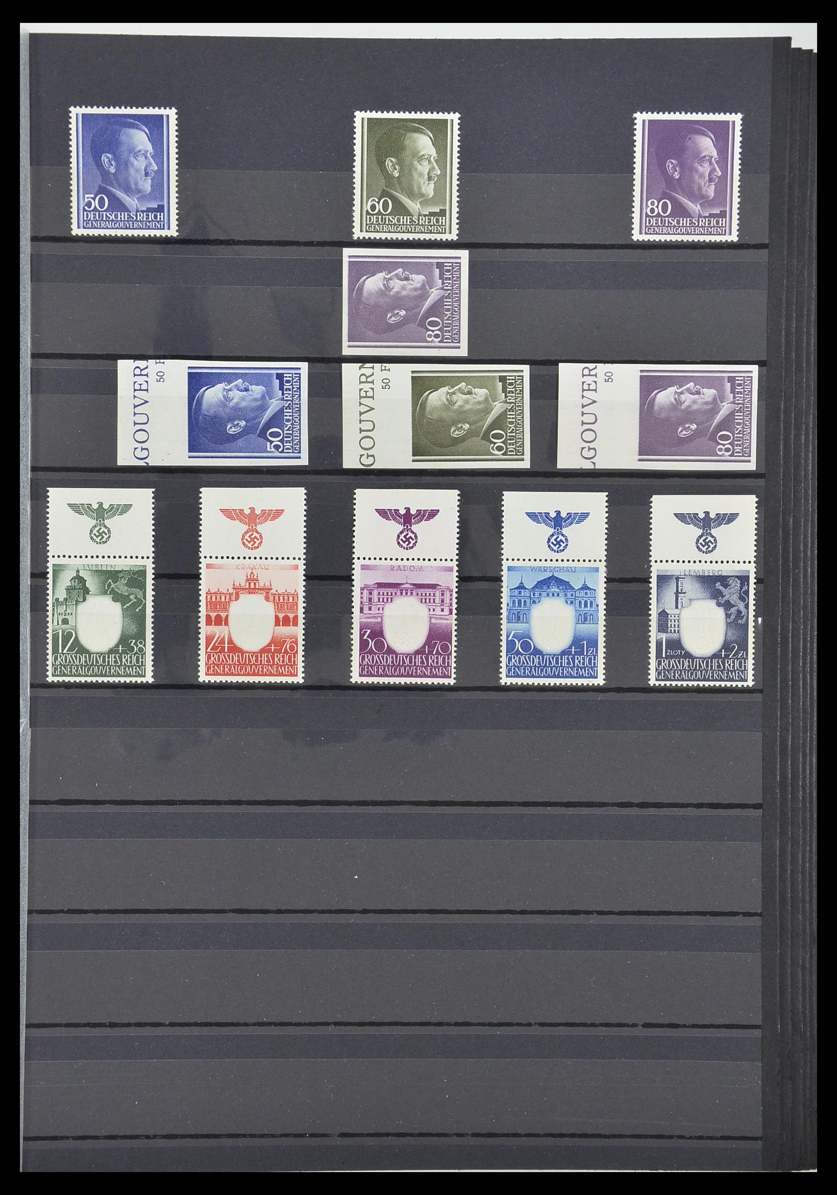 33553 016 - Postzegelverzameling 33553 Duitse gebieden en bezettingen 1939-1948.