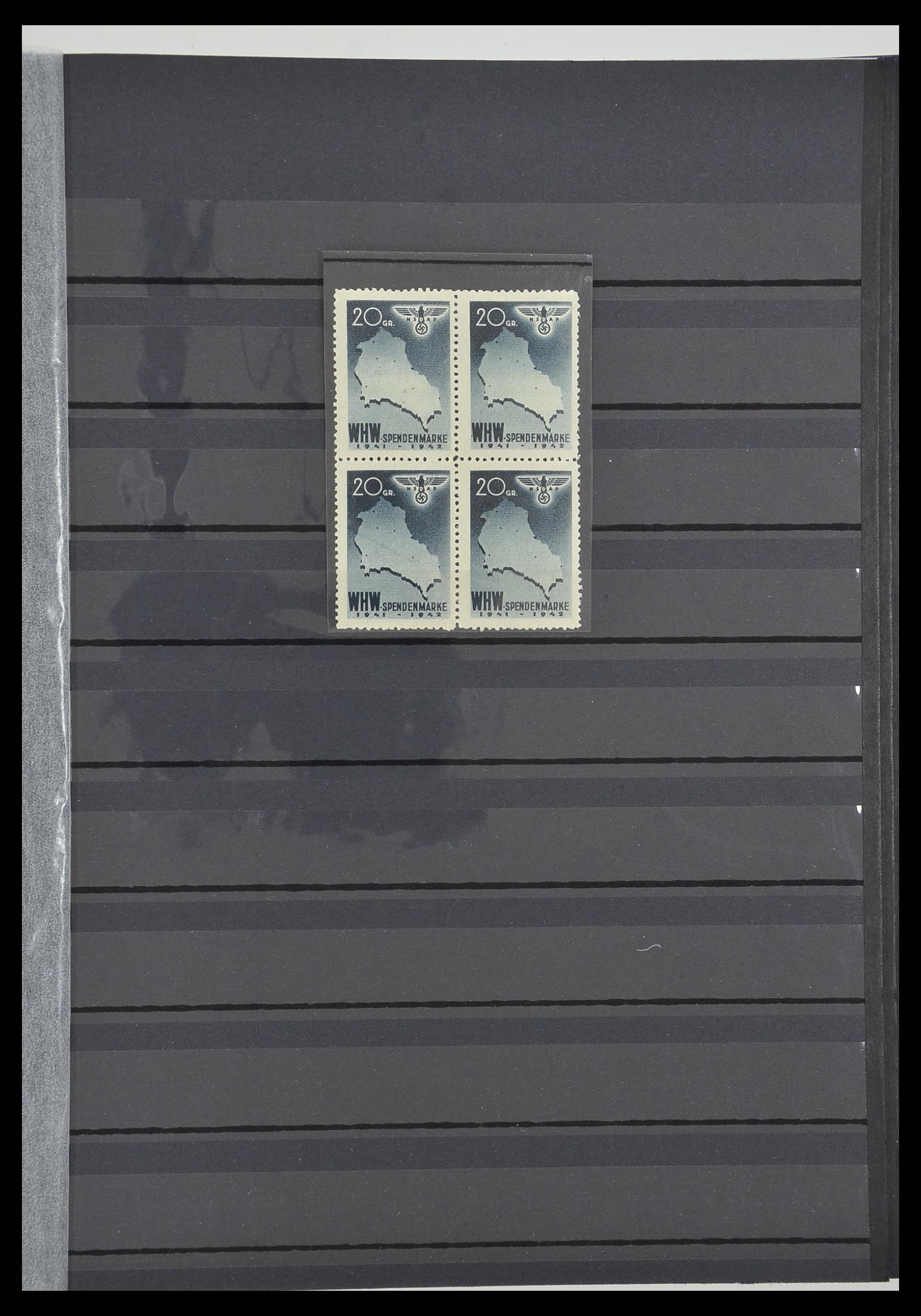 33553 024 - Postzegelverzameling 33553 Duitse gebieden en bezettingen 1939-1948.
