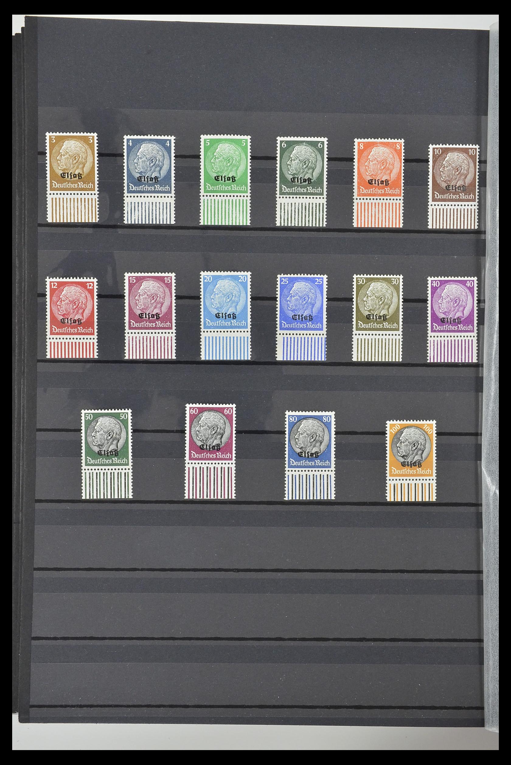33553 026 - Postzegelverzameling 33553 Duitse gebieden en bezettingen 1939-1948.