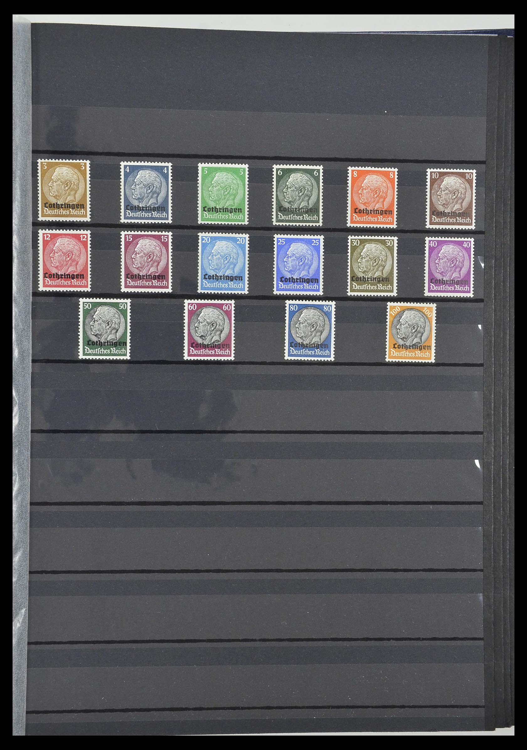 33553 027 - Postzegelverzameling 33553 Duitse gebieden en bezettingen 1939-1948.