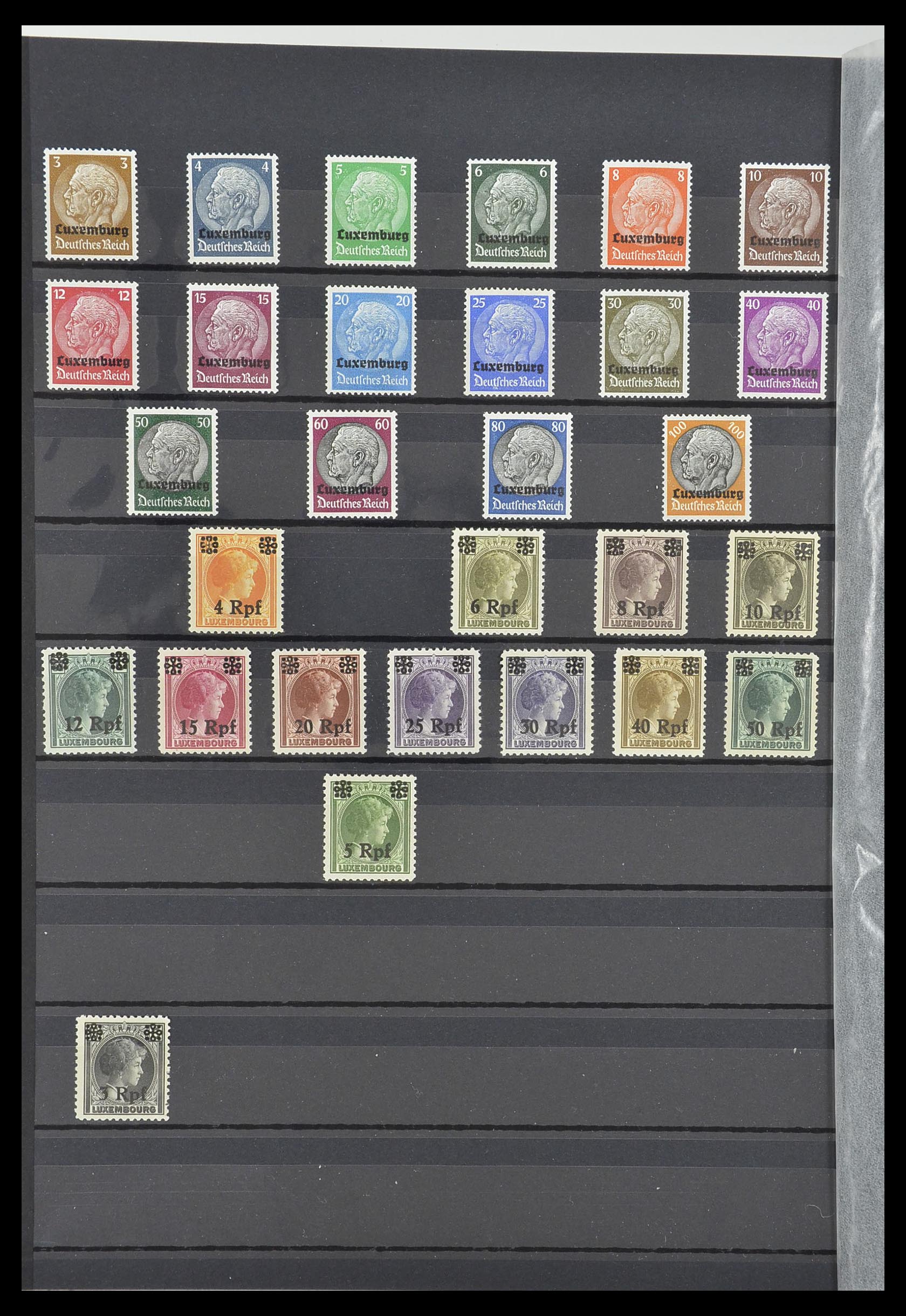 33553 029 - Postzegelverzameling 33553 Duitse gebieden en bezettingen 1939-1948.