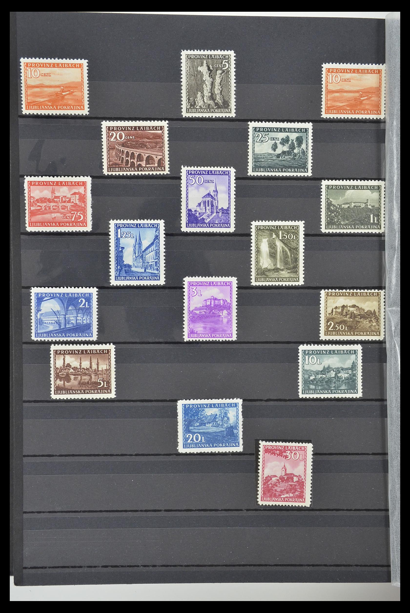 33553 032 - Postzegelverzameling 33553 Duitse gebieden en bezettingen 1939-1948.