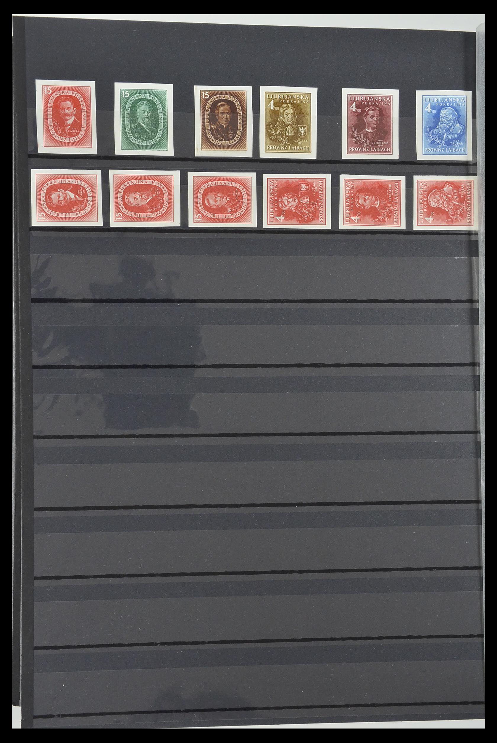 33553 034 - Postzegelverzameling 33553 Duitse gebieden en bezettingen 1939-1948.